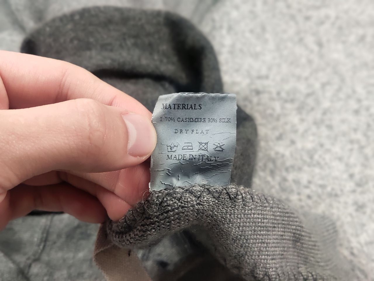 Layer-0 Layer-0 ssm22-13 Design Cashmere Scarstitch Overlock Sweater Size US XL / EU 56 / 4 - 18 Thumbnail