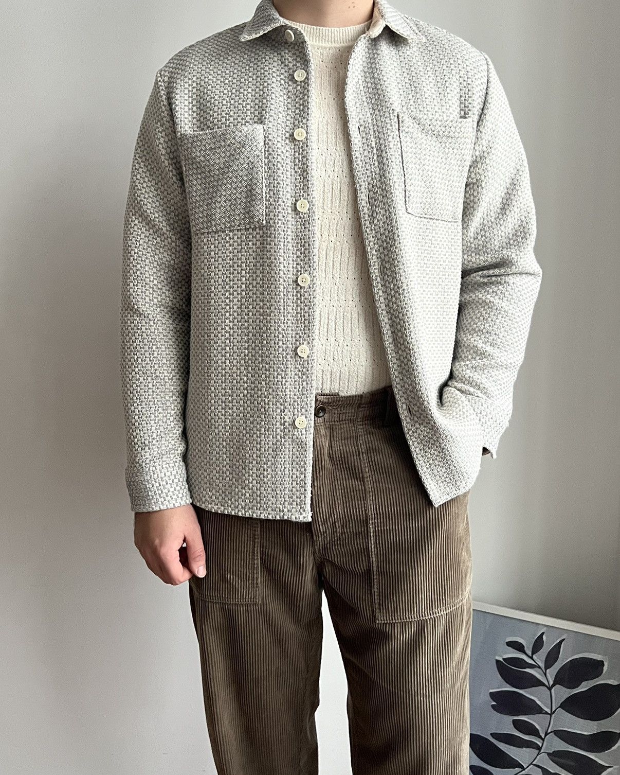 Universal Works Wax London SS24 Stephney Whiting Overshirt Blue Size US L / EU 52-54 / 3 - 3 Thumbnail