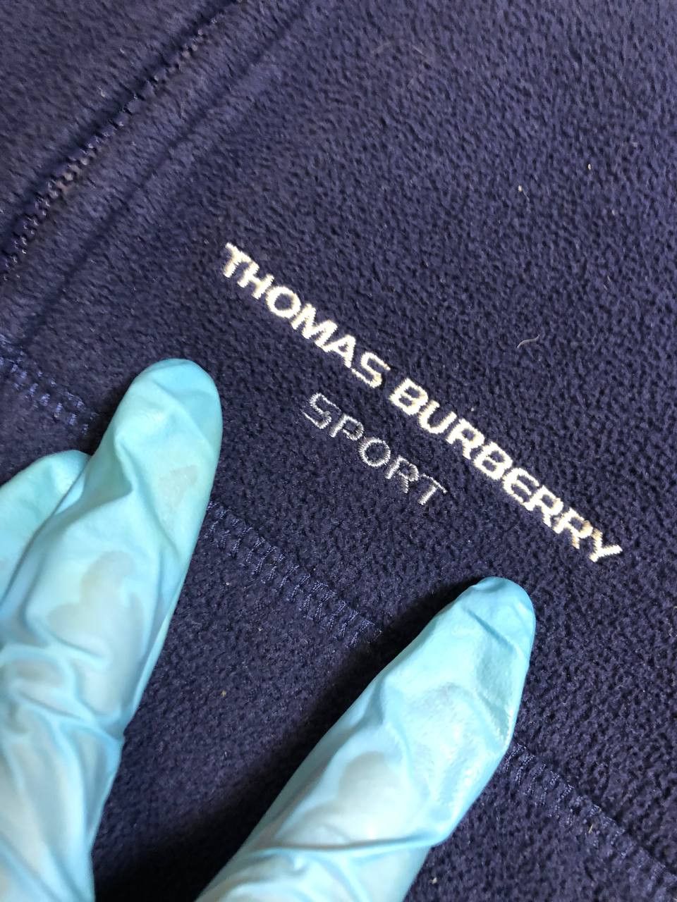 Burberry Burberry vintage crazy Y2K hoodie zip blue Thomas Burberry Size L / US 10 / IT 46 - 14 Thumbnail