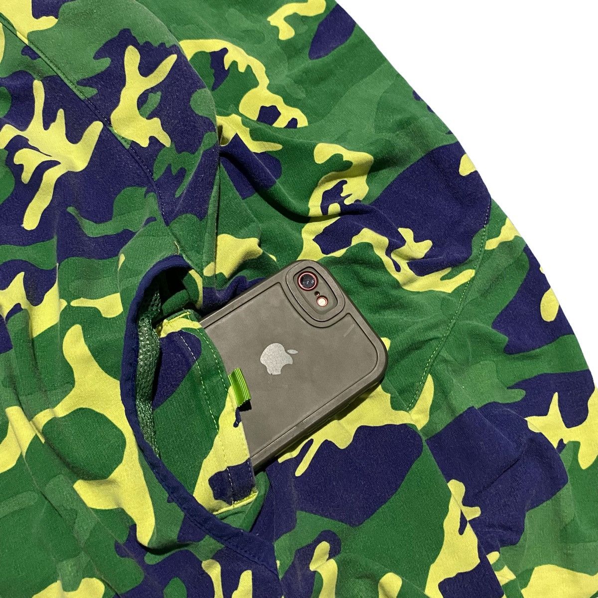 Nike × Vintage Nike bristol camo zipper hidden hoodie Size US M / EU 48-50 / 2 - 4 Thumbnail