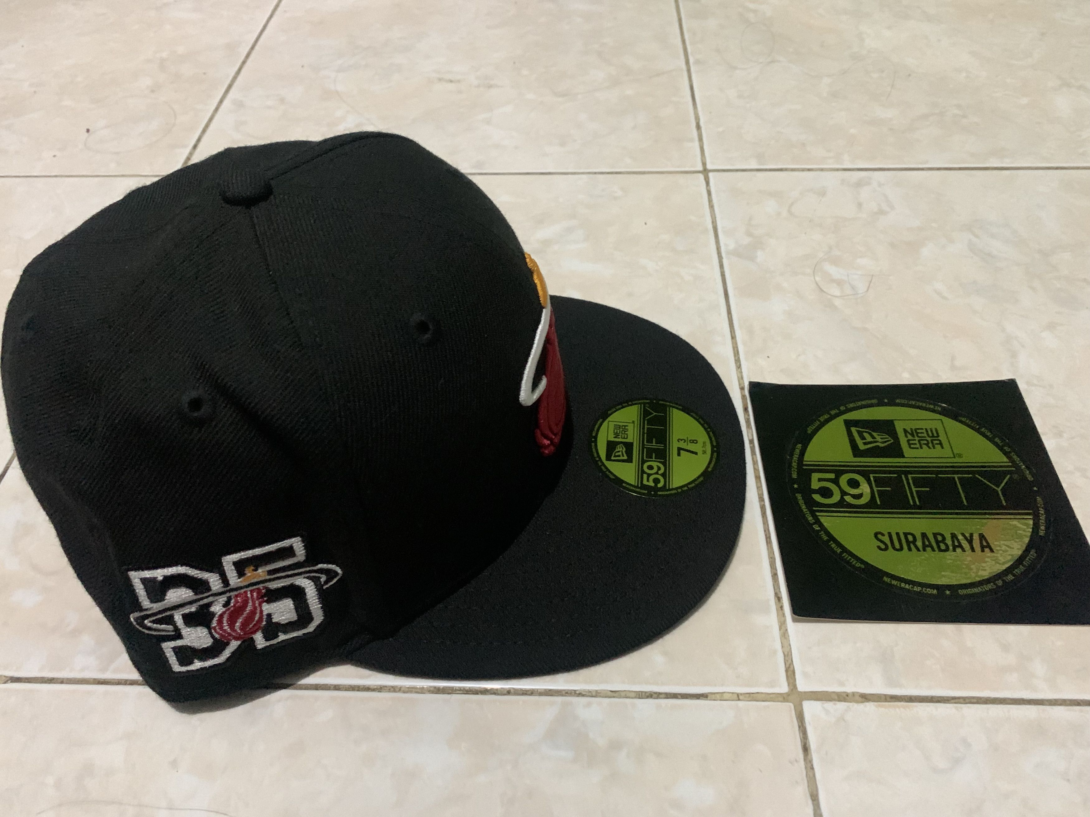 NBA × New Era NEW ERA MIAMI HEAT ANNIVERSARY SIZE 7 3/8 Size ONE SIZE - 2 Thumbnail