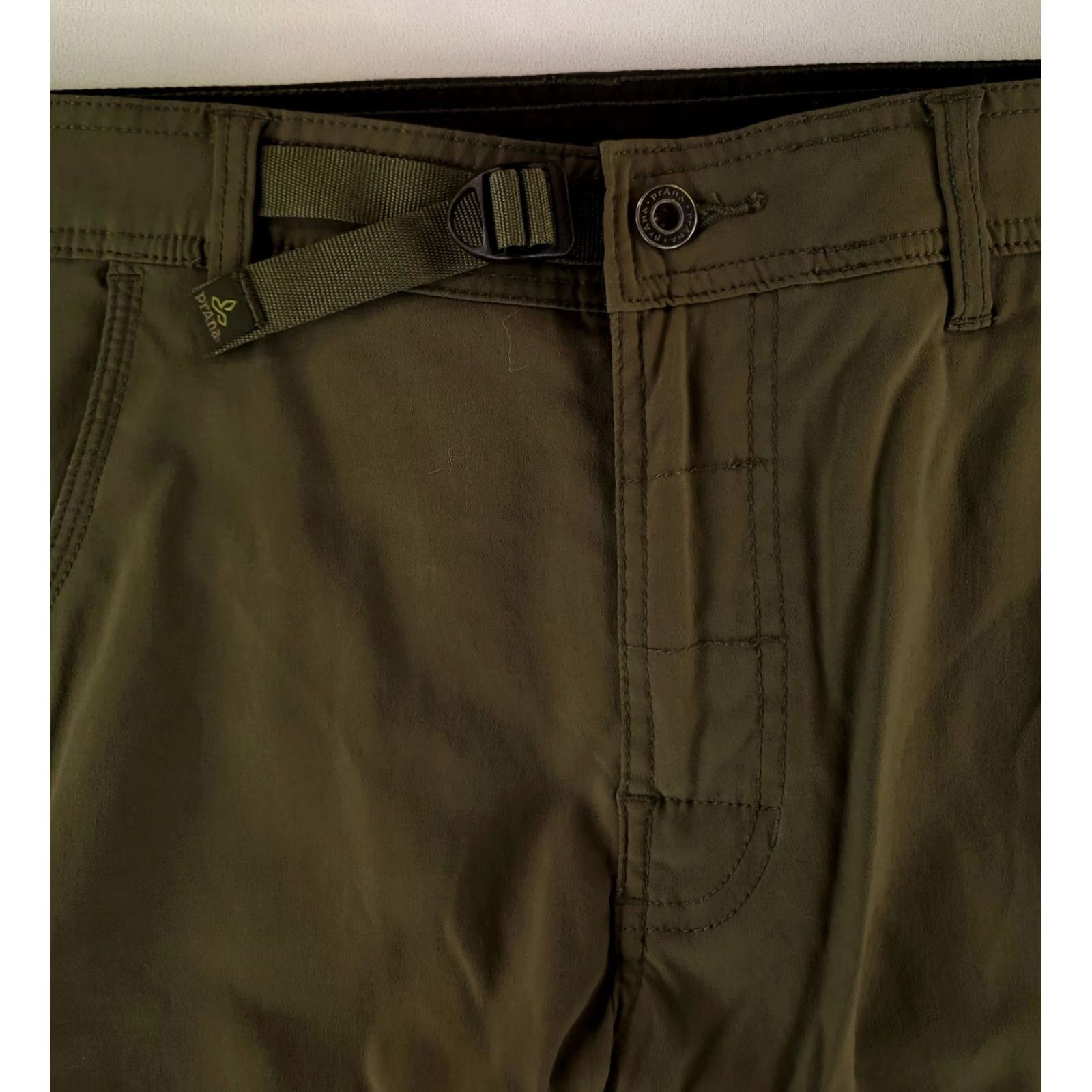 Prana Prana Zion Stretch Hiking Pants Green Mens 34 Regular 33 Inseam 33x34 34x33 Actual Size US 34 / EU 50 - 2 Thumbnail