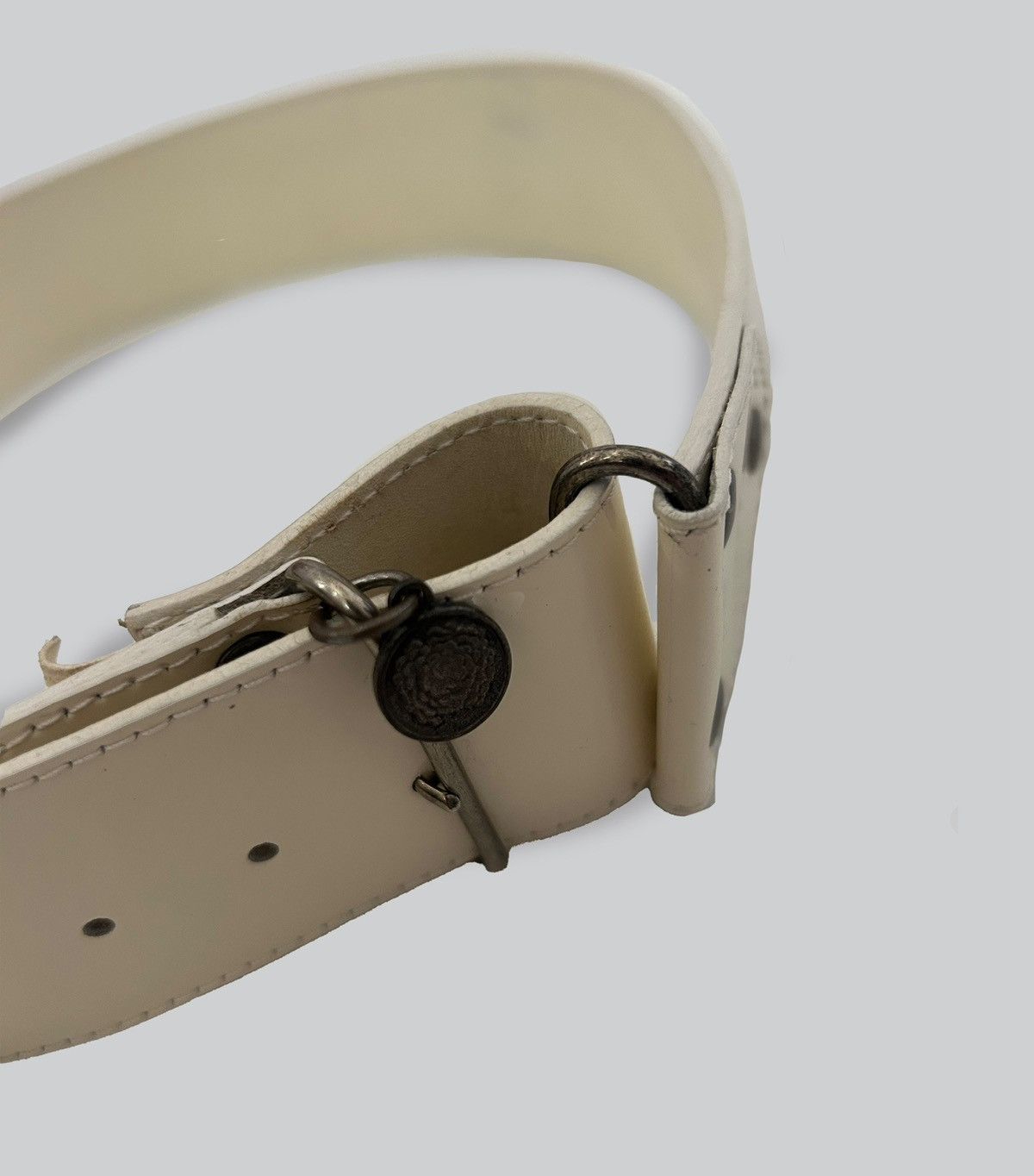 Dries Van Noten Medallion Buckled Leather Belt Size ONE SIZE - 6 Thumbnail