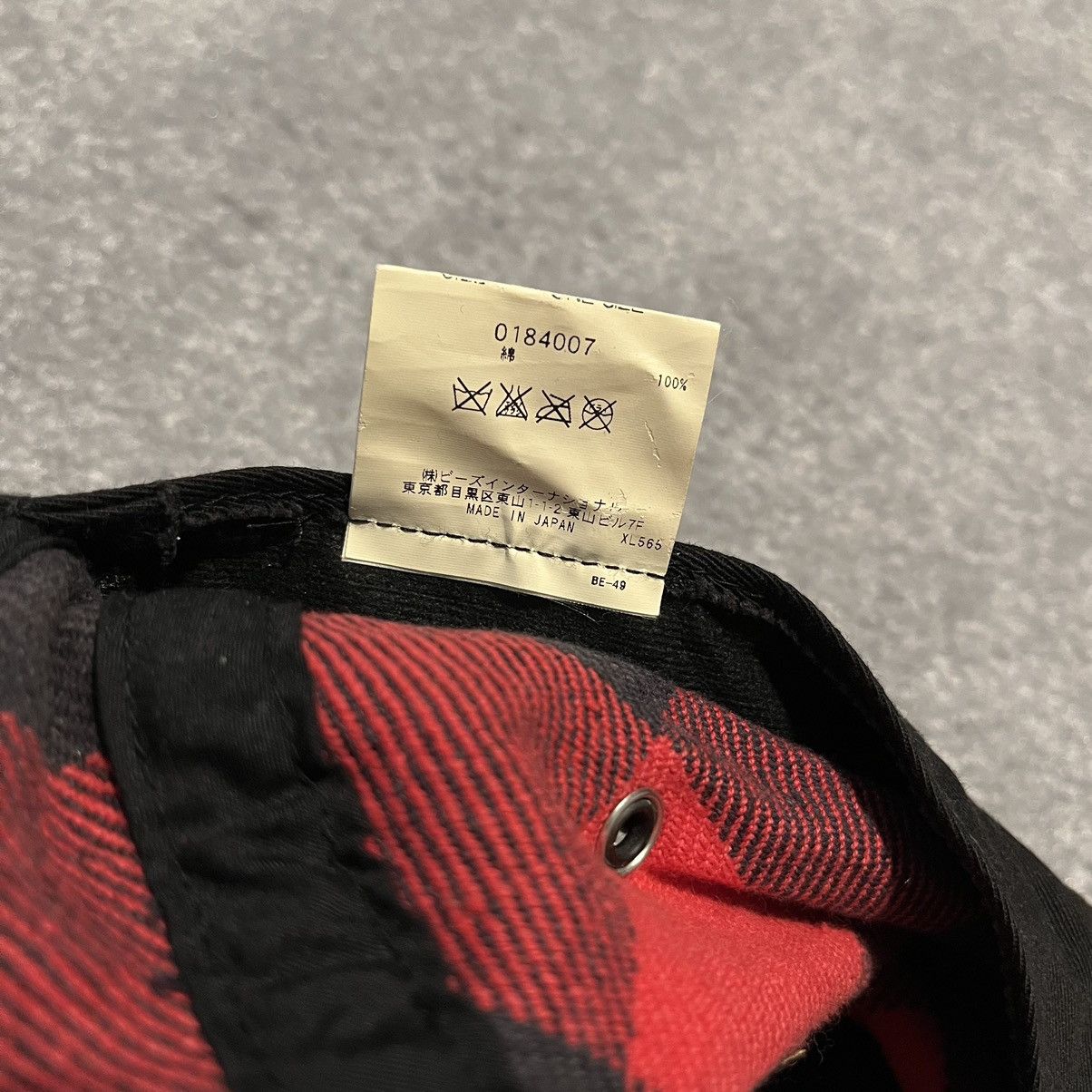 X-LARGE Vintage X-Large Store Gorilla Ape Plaid Flannel Hat Japanese Size ONE SIZE - 7 Thumbnail