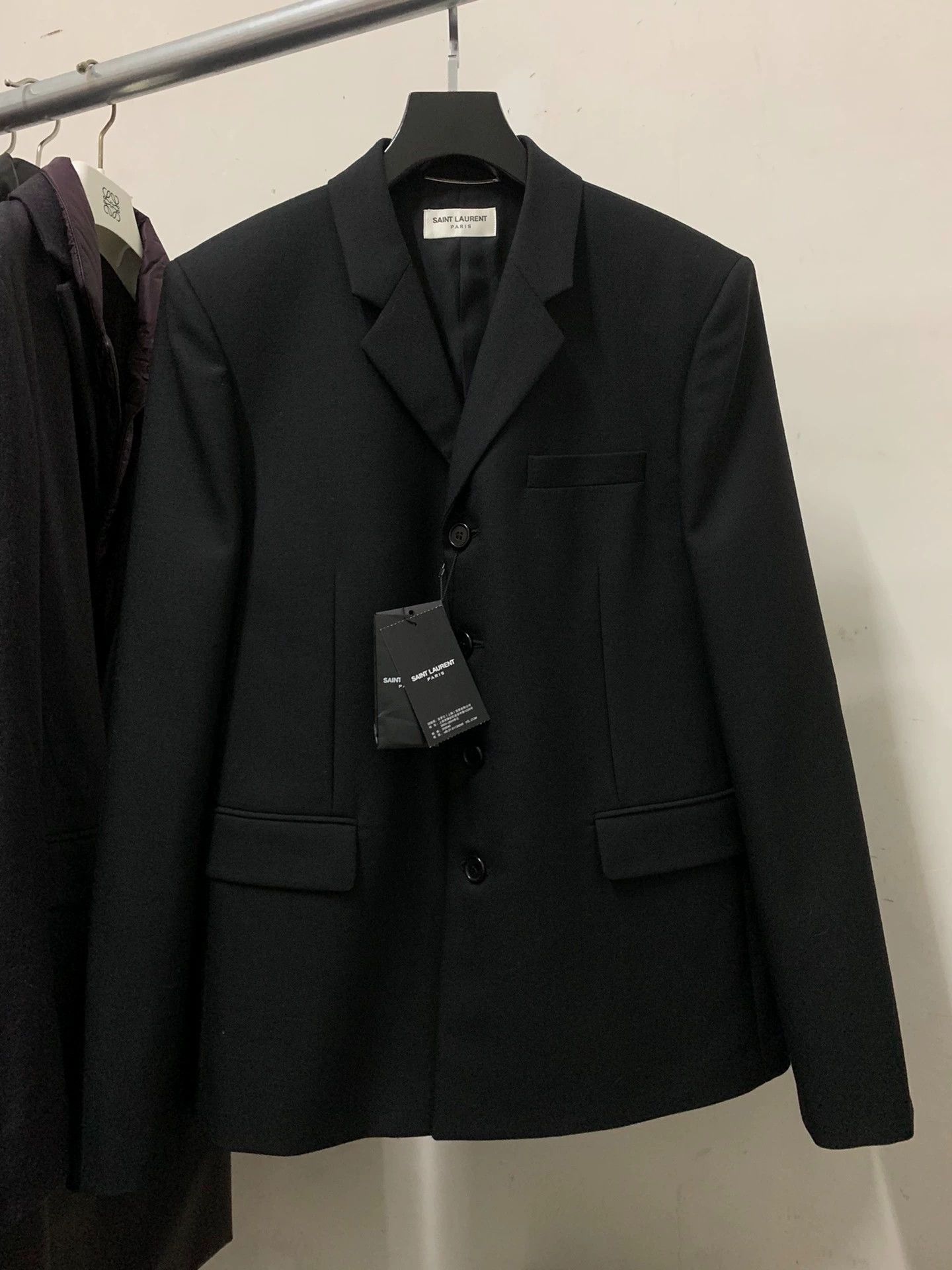 Saint Laurent Paris Saint Laurent Paris Heavy duty wool suit jacket Size US M / EU 48-50 / 2 - 1 Thumbnail