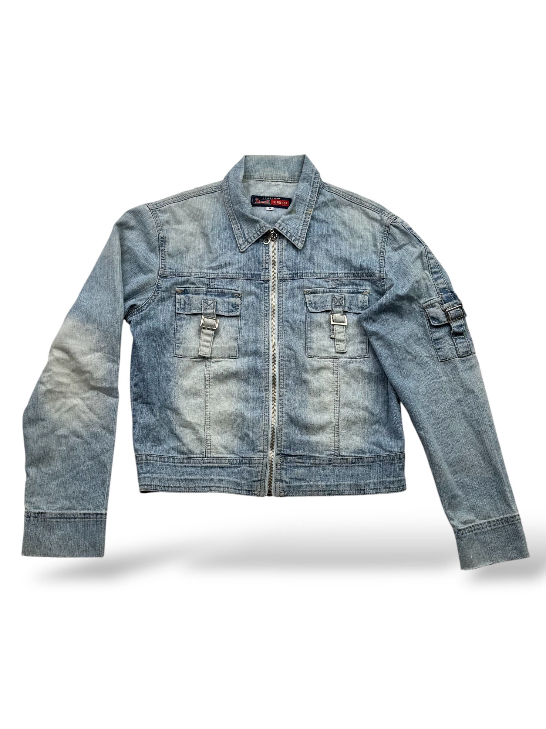 Japanese Brand Vintage Cropped Jacket With Bondage W148(V9) Size S / US 4 / IT 40 - 1 Thumbnail