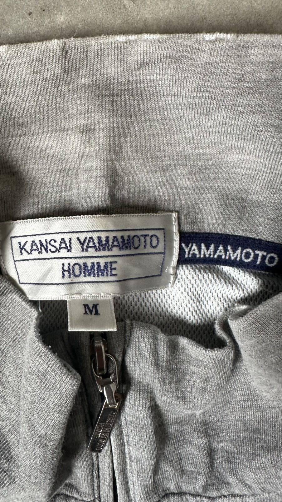 Kansai Yamamoto VINTAGE KANSAI YAMAAMOTO HOMME MIDZIPPER LS TEE Size US M / EU 48-50 / 2 - 6 Thumbnail