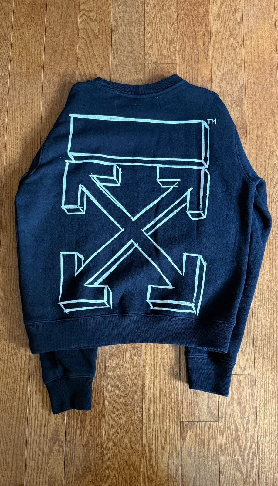 Off-White Off White Crewneck Size US M / EU 48-50 / 2 - 2 Thumbnail