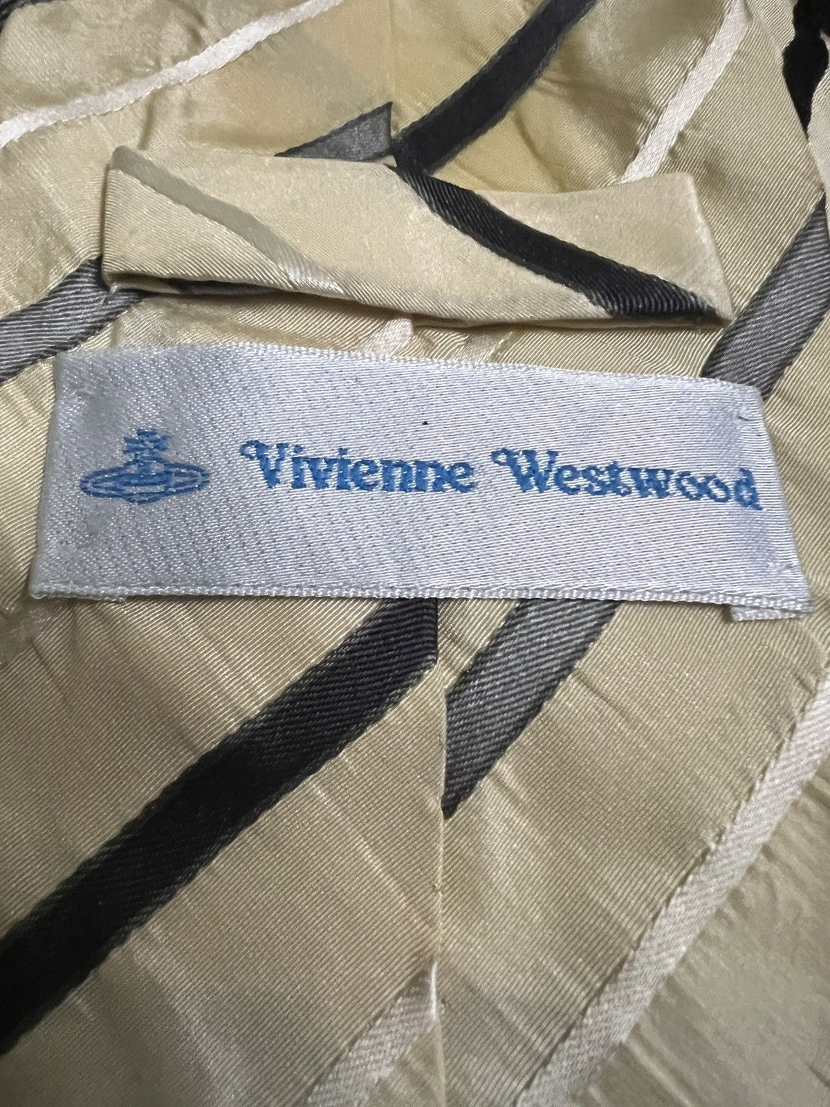 Vivienne Westwood Vivienne westwood mode tie cream silk Size ONE SIZE - 4 Thumbnail