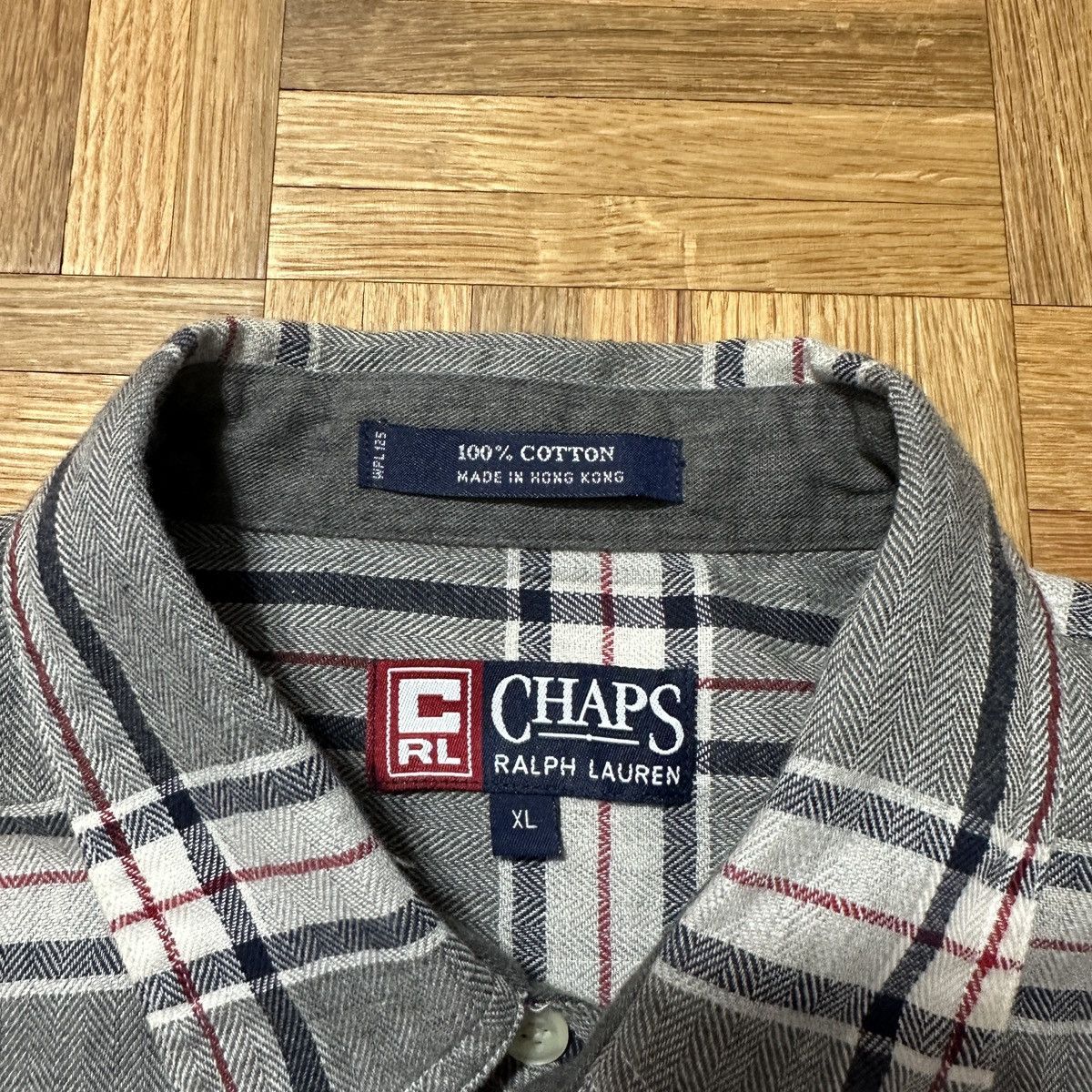 Chaps Ralph Lauren Vintage Chaps Ralph Lauren flannel shirt Size US XL / EU 56 / 4 - 4 Thumbnail