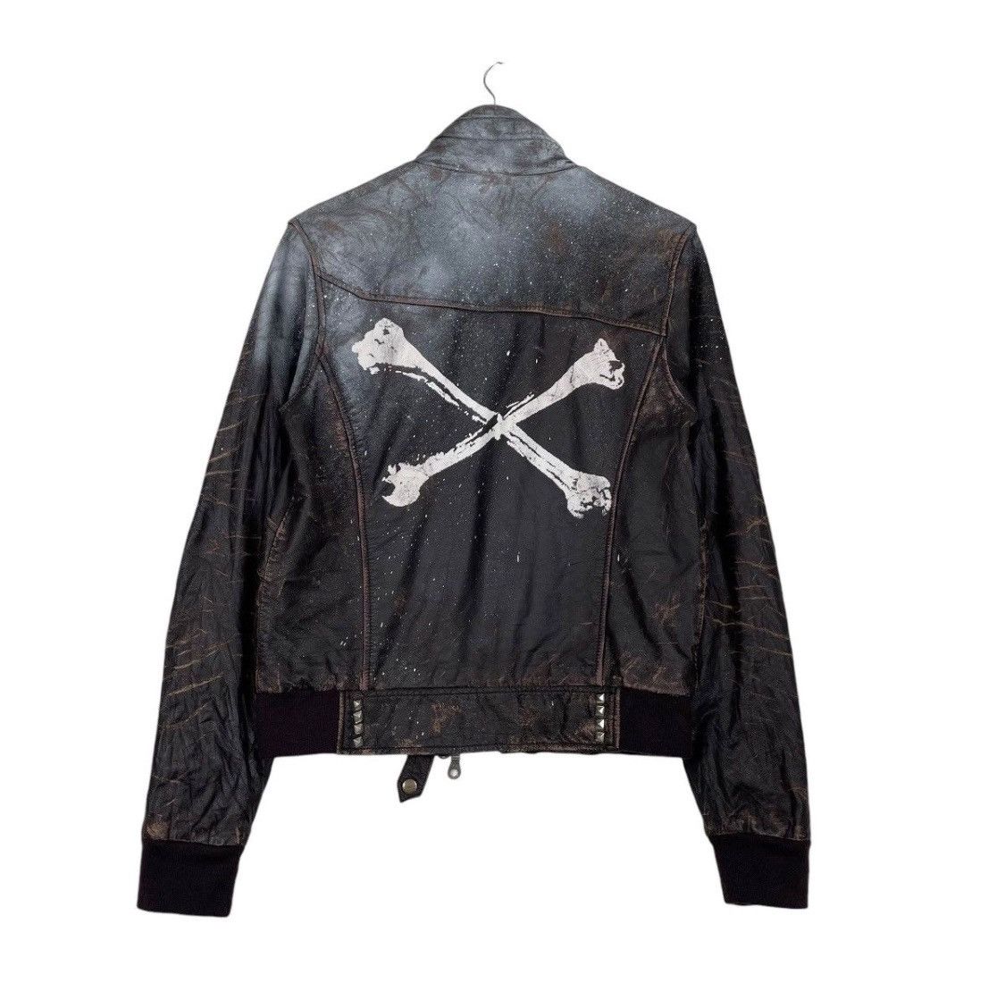 Japanese Brand × KMRii 💥ADVANTAGE CYCLE SKULL & STUD BIKER JACKET Size US S / EU 44-46 / 1 - 7 Thumbnail