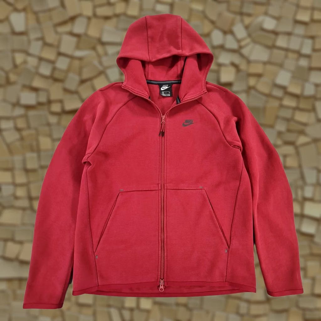 Nike Nike Mens Tracksuit Set Hoodie Jogger Red Small XS 2 Piece with Pockets Tech Fleece Casual Activewear Sports Man Mens Size US XS / EU 42 / 0 - 1 Thumbnail