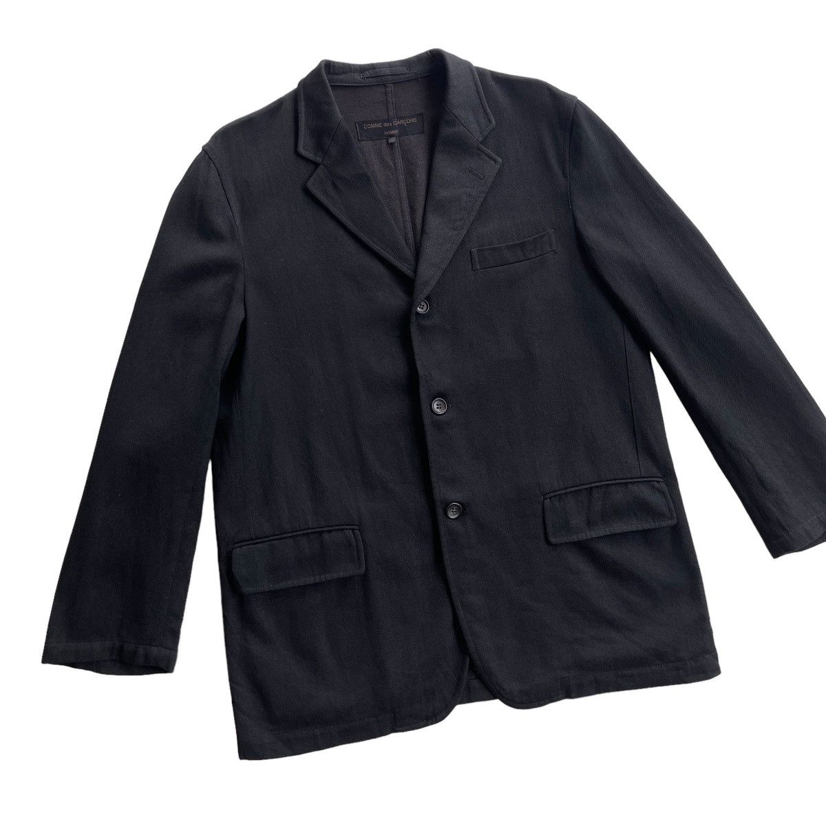 AW2001 Comme Des Garcons Homme Black Chore Jacket