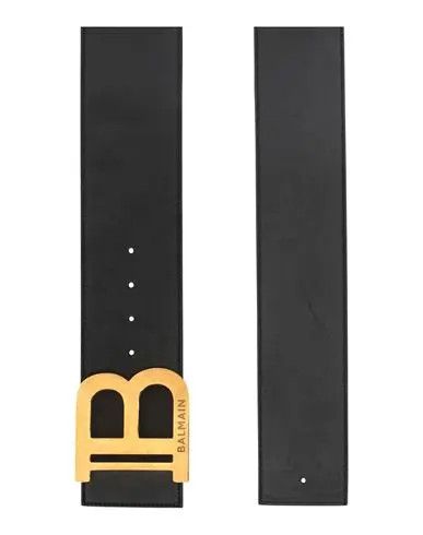 Balmain o1s1wg111225 Size:OS/Belt Calfskin in Black Size ONE SIZE - 2 Thumbnail