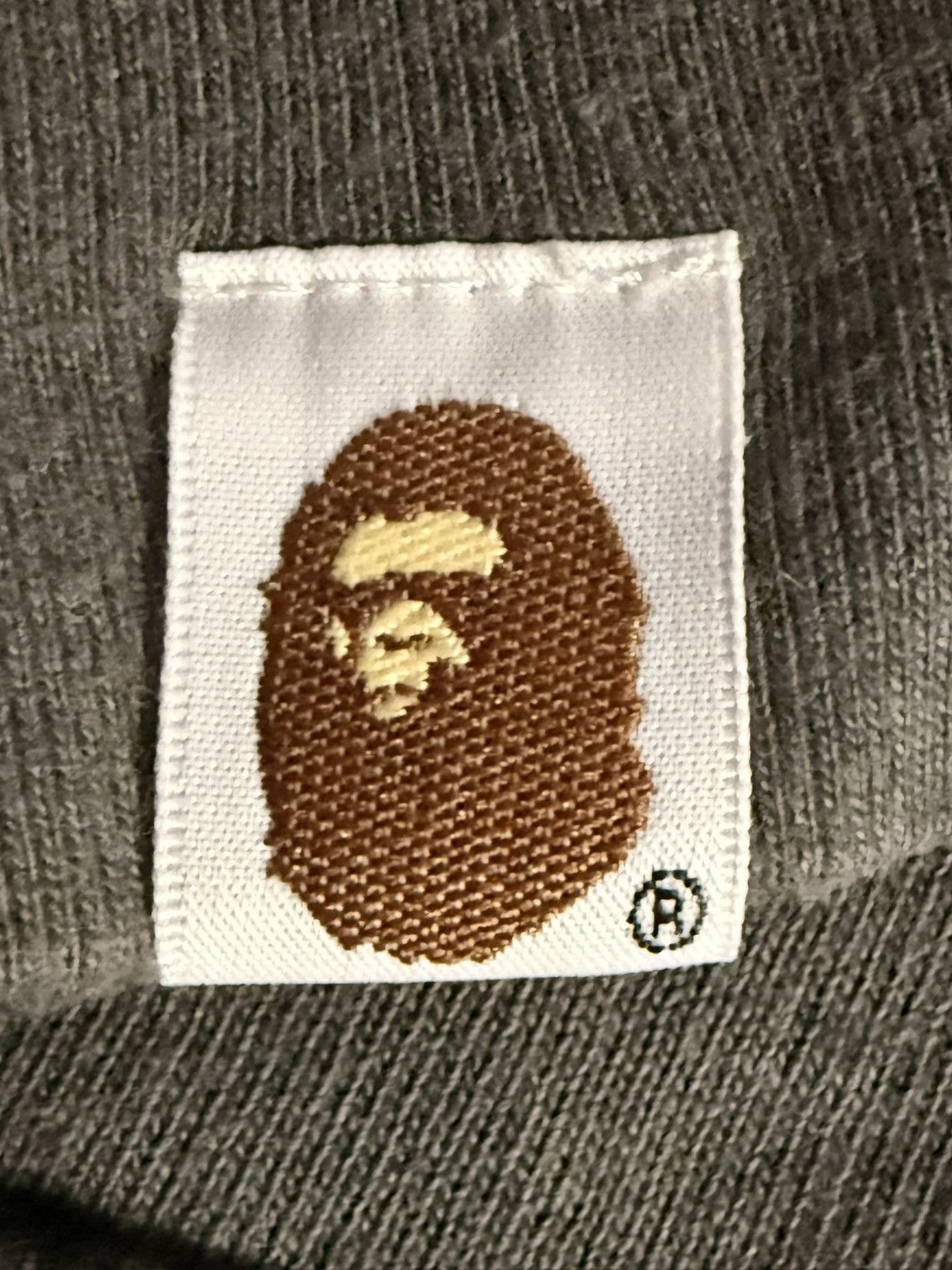 Bape FW13 BAPE Grey WGM Shark Mouth Outline Longsleeve Size US M / EU 48-50 / 2 - 3 Thumbnail