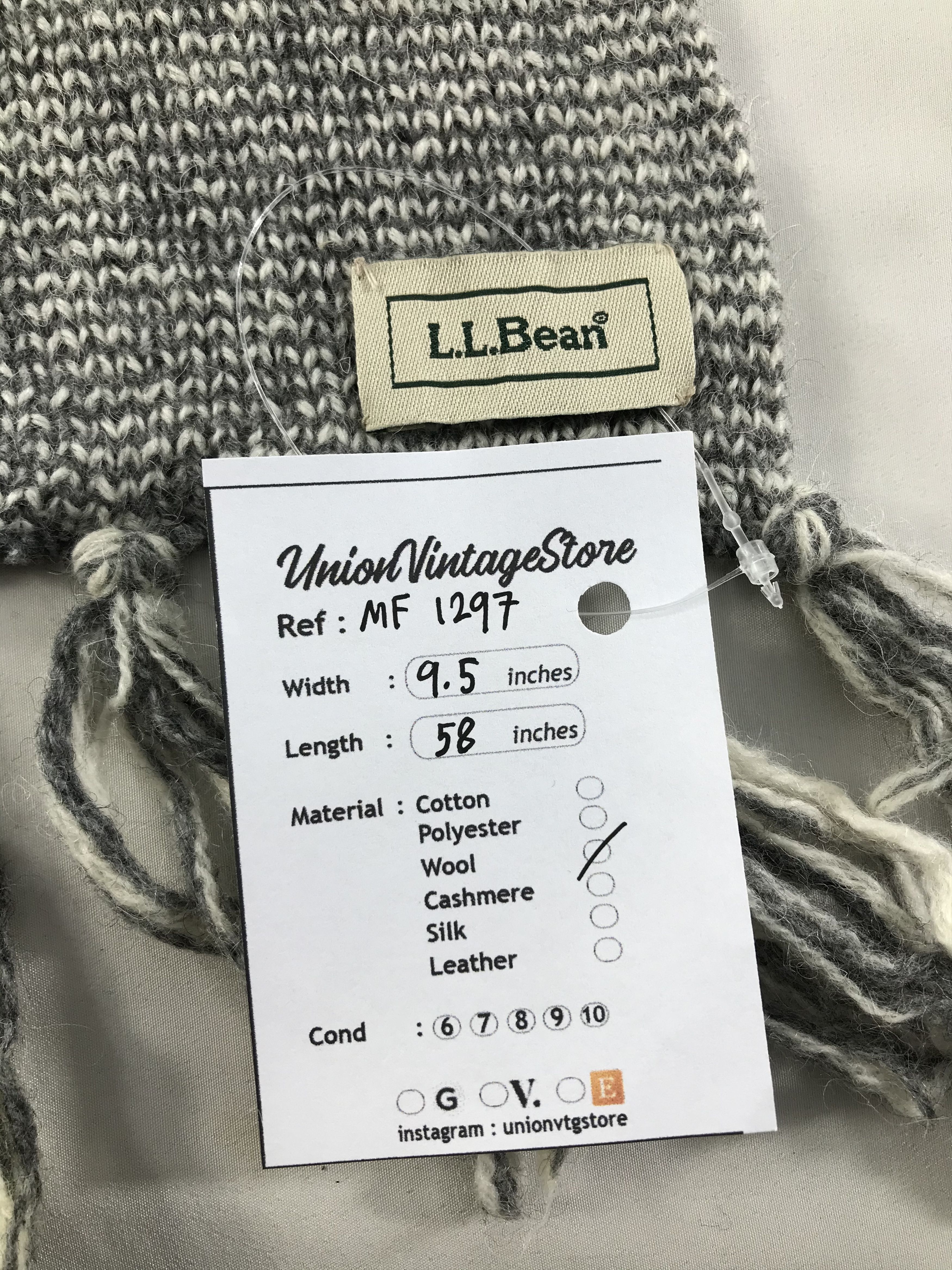 L.L. Bean Vintage L.L. Bean Scarf/Muffler/Neckwear MF1297 Size ONE SIZE - 6 Thumbnail