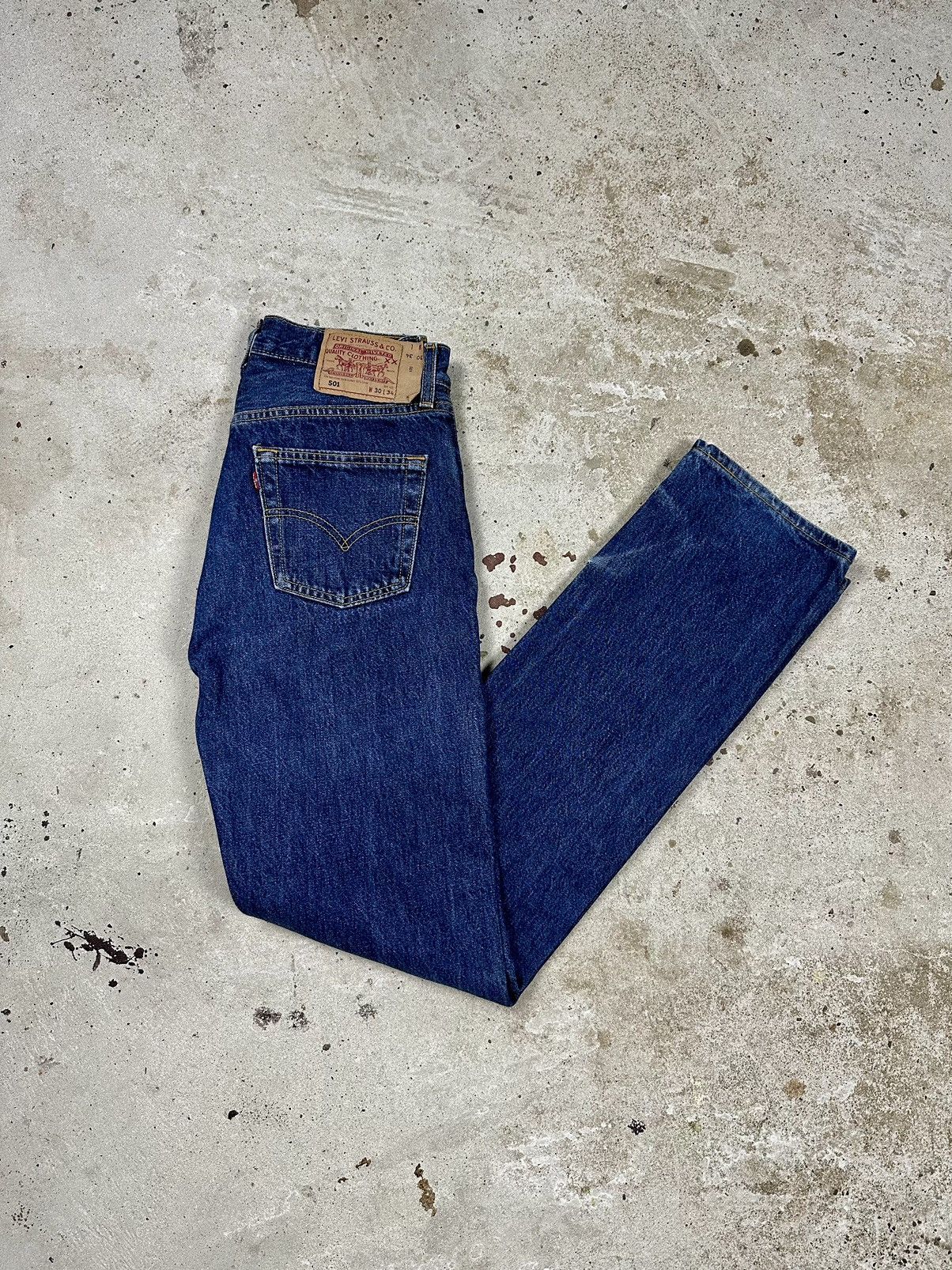 Levi's × Vintage Vintage 1998 Levi’s 501 Blue Denim Pants Jeans 90s Size US 29 - 14 Thumbnail