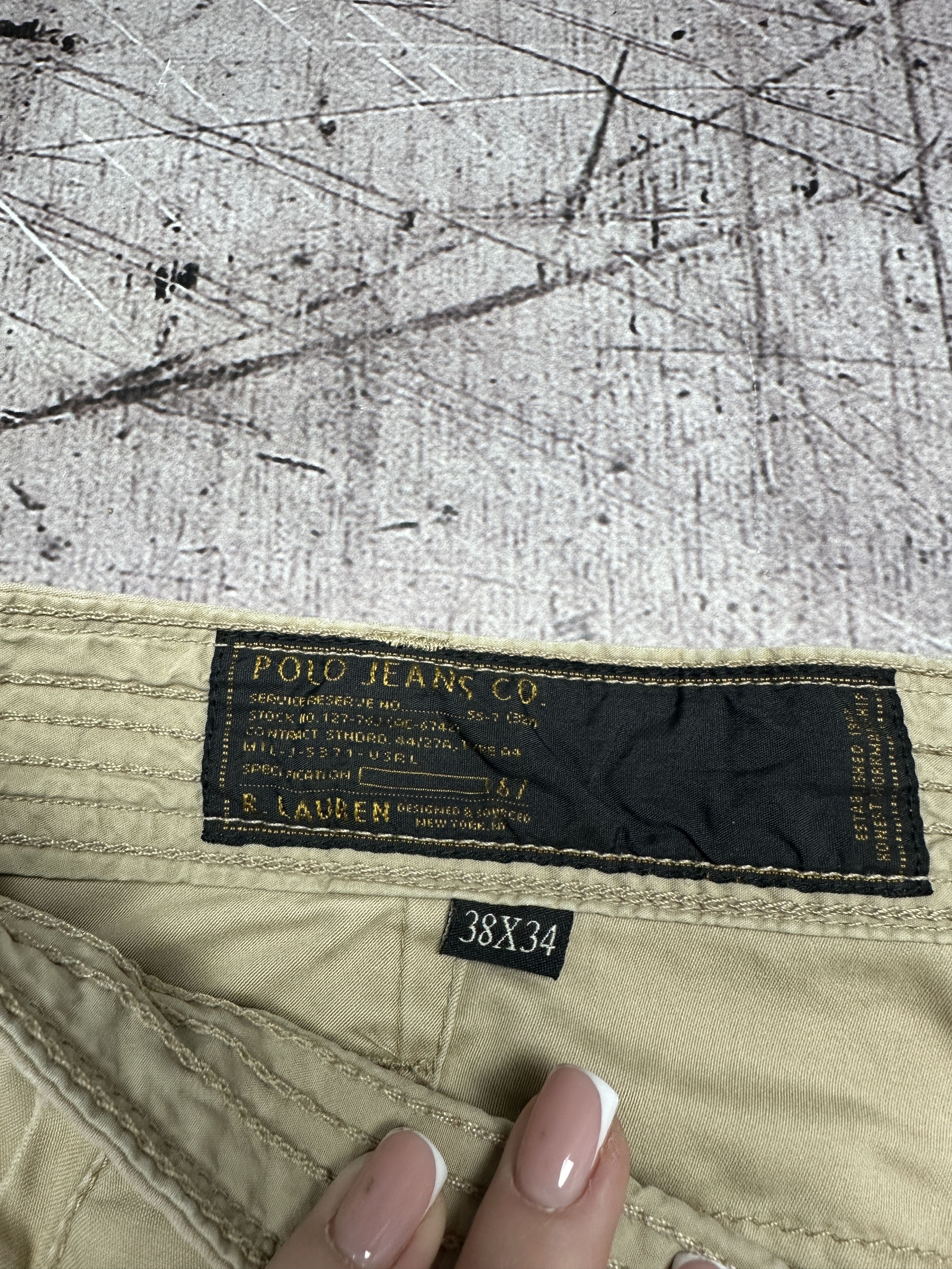 Lauren Ralph Lauren × Polo Ralph Lauren × Vintage Polo Ralph Lauren Jeans Co. Vintage Mens Workwear Pants Size US 38 / EU 54 - 5 Thumbnail