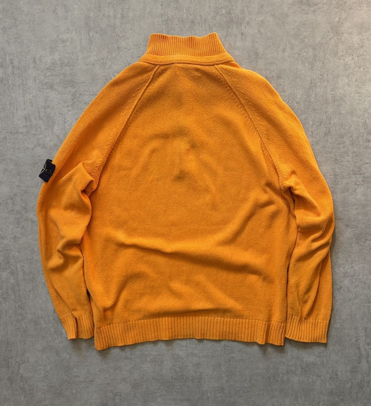 Massimo Osti Stone Island High Neck Knit Orange Re-issued Size US L / EU 52-54 / 3 - 2 Thumbnail