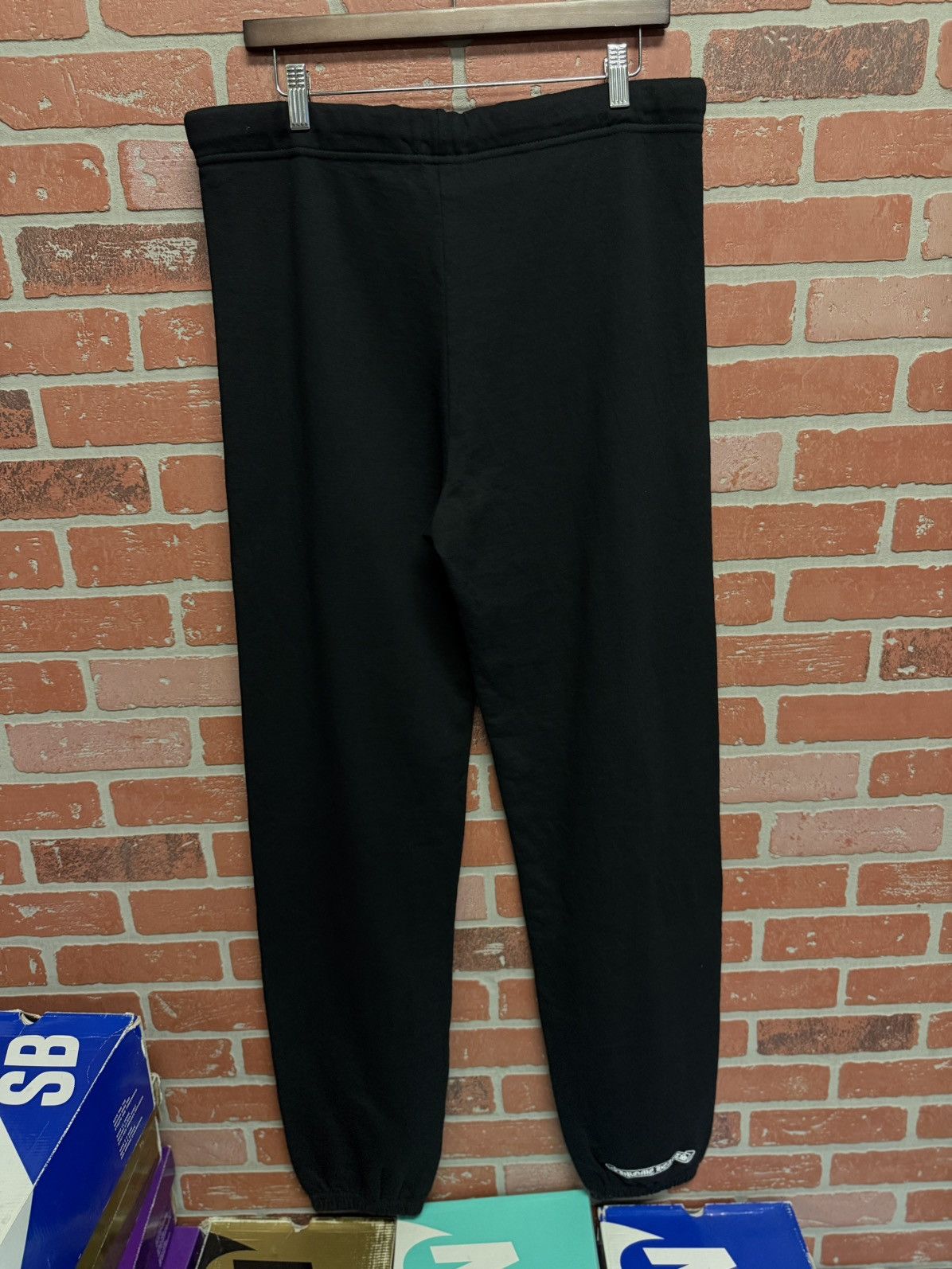 Chrome Hearts × Vintage Chrome Hearts Vintage Black White Sweatpants SZ Large Size US 33 - 10 Thumbnail