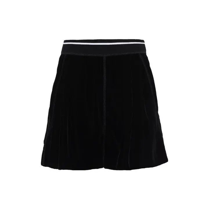 Miu Miu Miu Miu Solid High-Waisted Shorts for Women 0079 Size 40" / US 18 - 1 Thumbnail