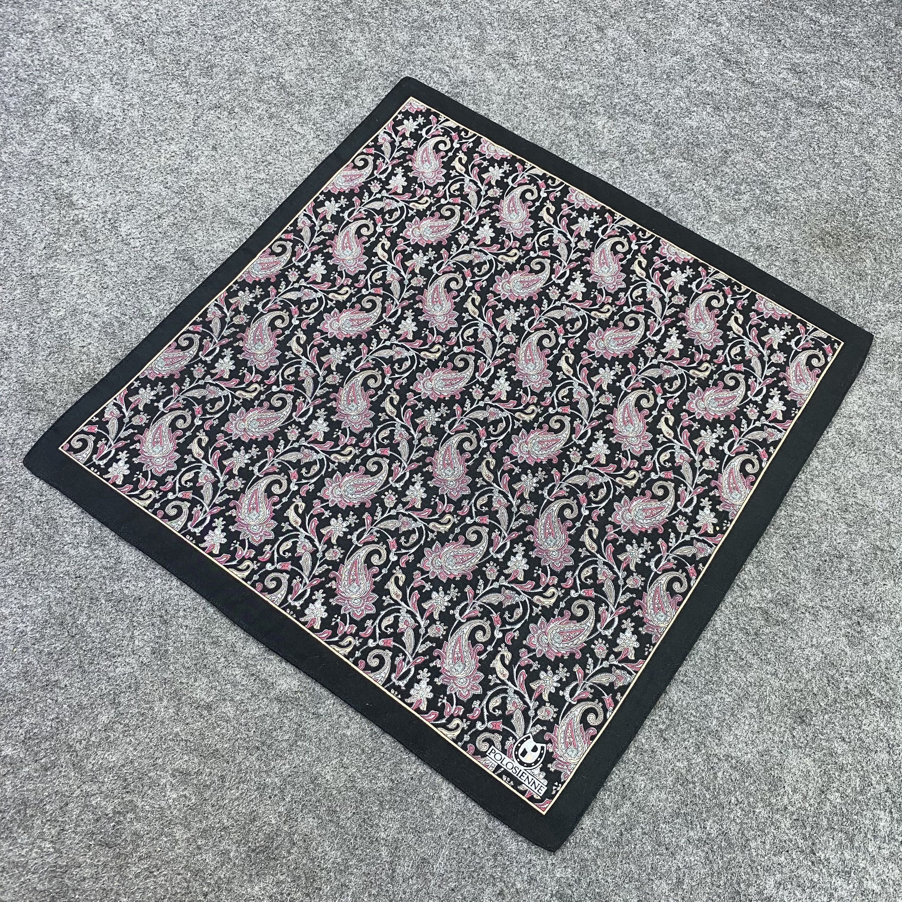 Other POLOSIENNE handkerchief bandana handky paisley-B1440 Size ONE SIZE - 4 Thumbnail