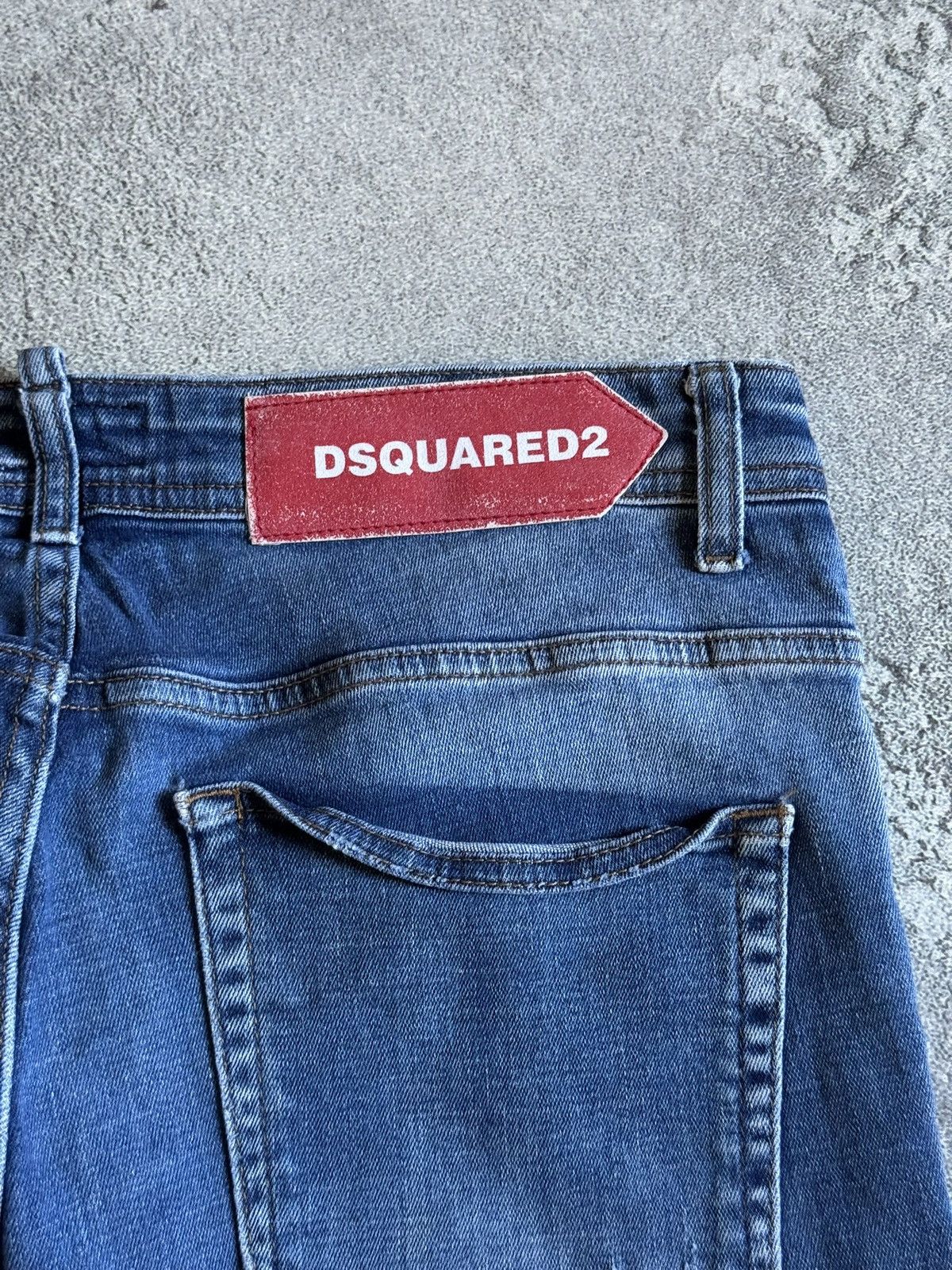 Dsquared2 Dsquared2 34 denim distressed jeans pants trousers Y2K Size US 34 / EU 50 - 4 Thumbnail