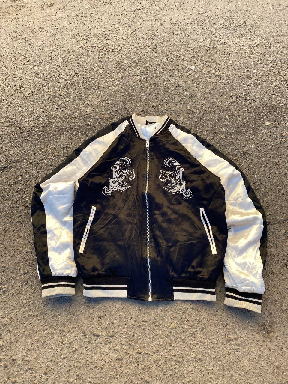 Japanese Brand × Vintage Vintage Ed Hardy style japanese bomber jacket Size US M / EU 48-50 / 2 - 1 Thumbnail