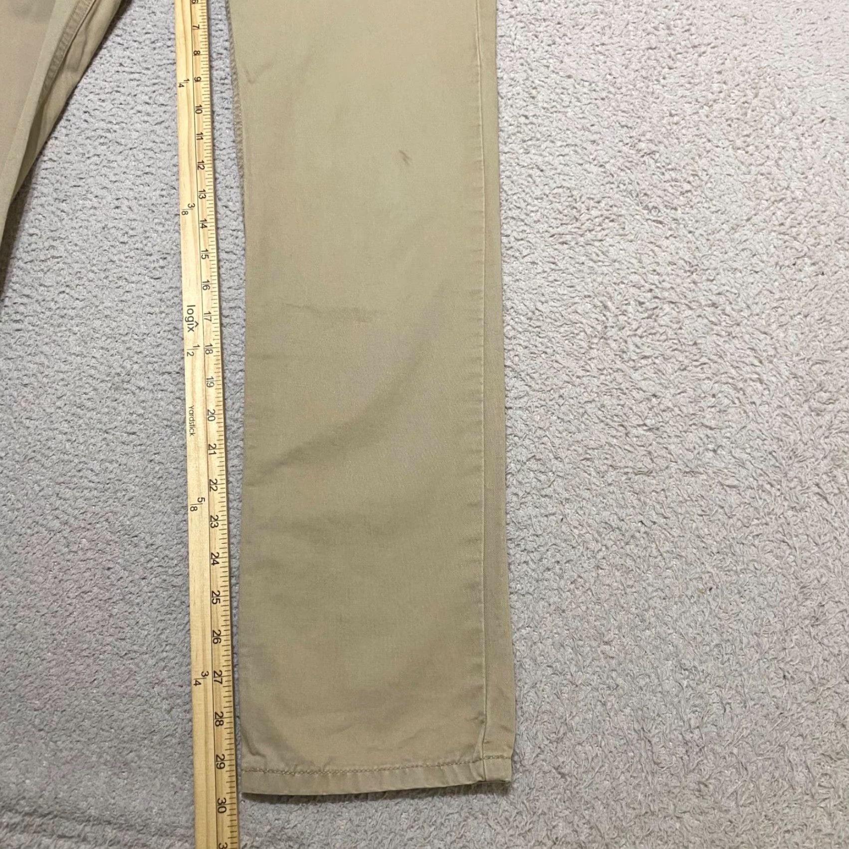 Levi's Levi's Jeans 30x32 Beige Slim Straight Mid Rise Denim 5-Pocket Mens Medium Wash 1847 Size US 30 / EU 46 - 4 Thumbnail