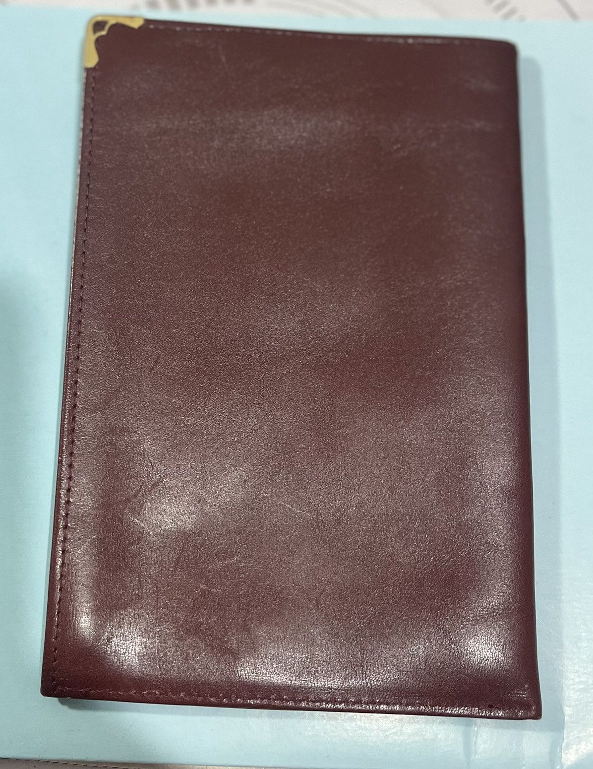 Cartier Vintage Luxury Cartier Pouch Wallet Burgundy Zip Around Size ONE SIZE - 2 Thumbnail