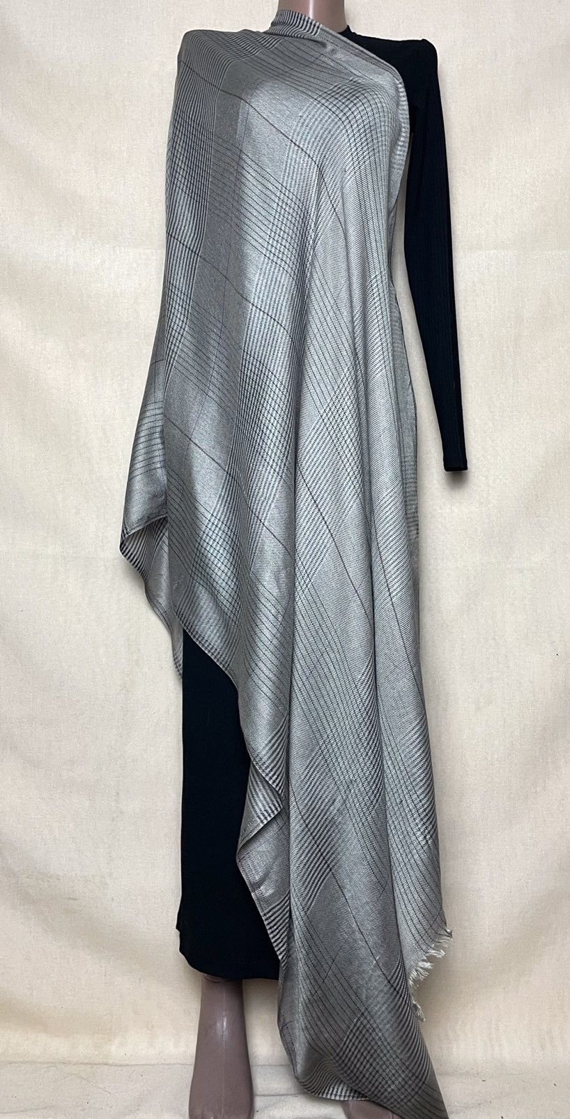 Church's × Vintage Church’s stripped gray silk scarf Size ONE SIZE - 2 Thumbnail