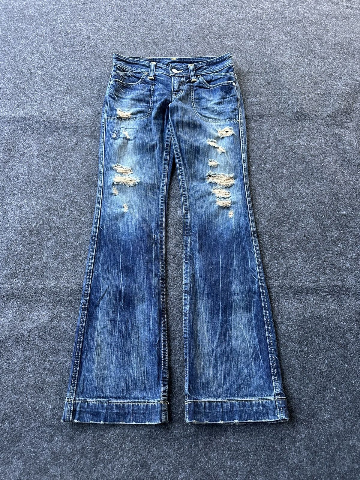 14th Addiction × Beauty Beast × If Six Was Nine Vintage Flare Georgia Love Denim D231 Size US 28 / EU 44 - 1 Thumbnail