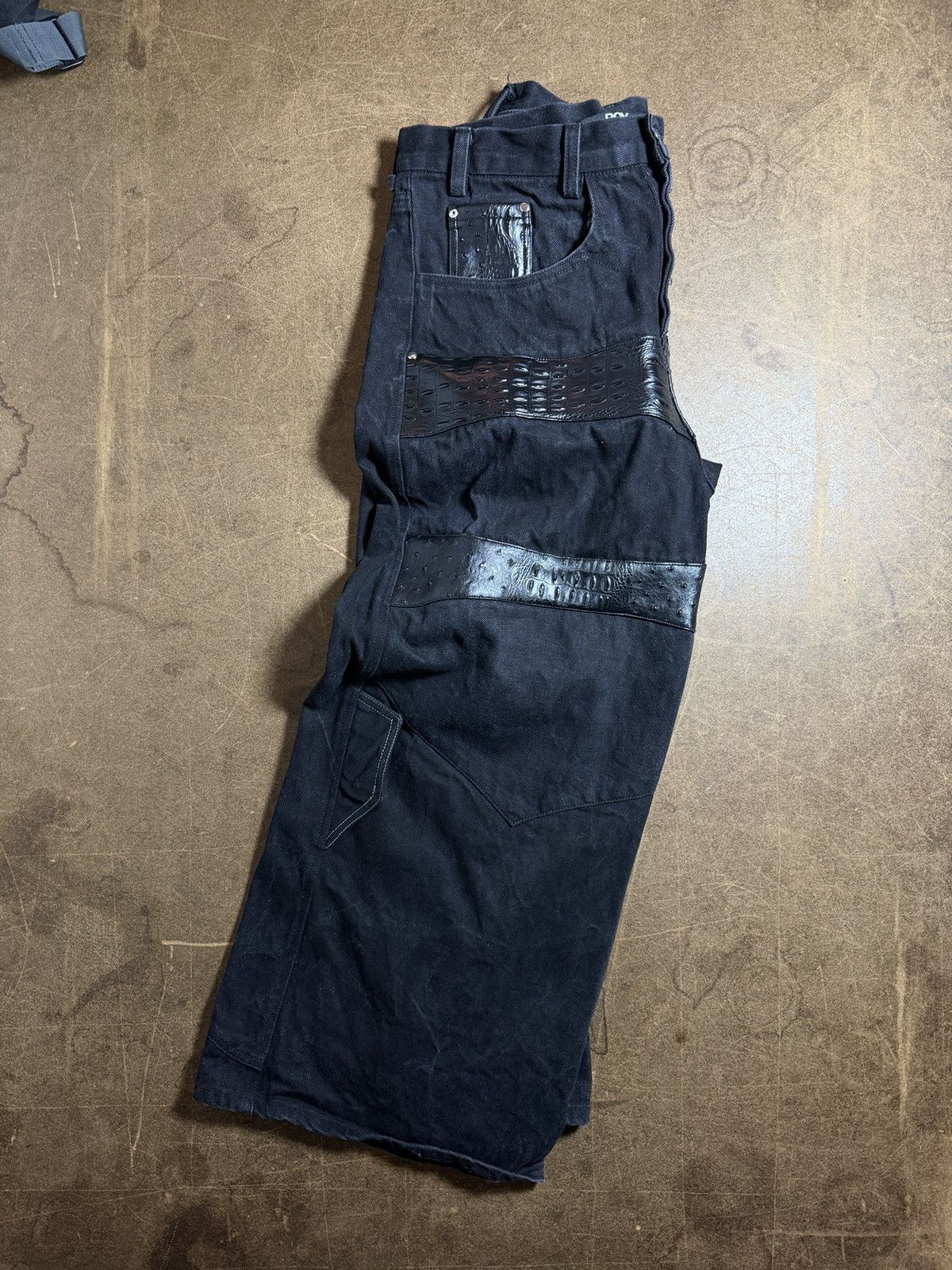 Other ROY PUBLIC LABEL FAUX LEATHER DENIM SAMPLES Size US 34 / EU 50 - 4 Thumbnail