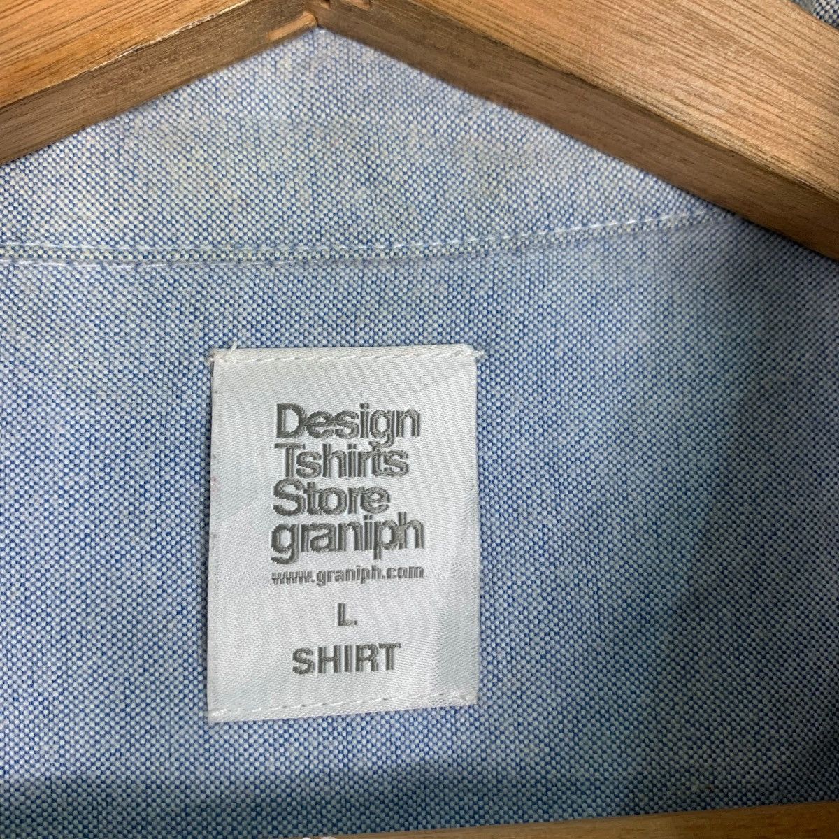 Japanese Brand Design Tshirts Store Graniph Knitted Sleeve Shirt #0089-C6 Size US L / EU 52-54 / 3 - 16 Thumbnail