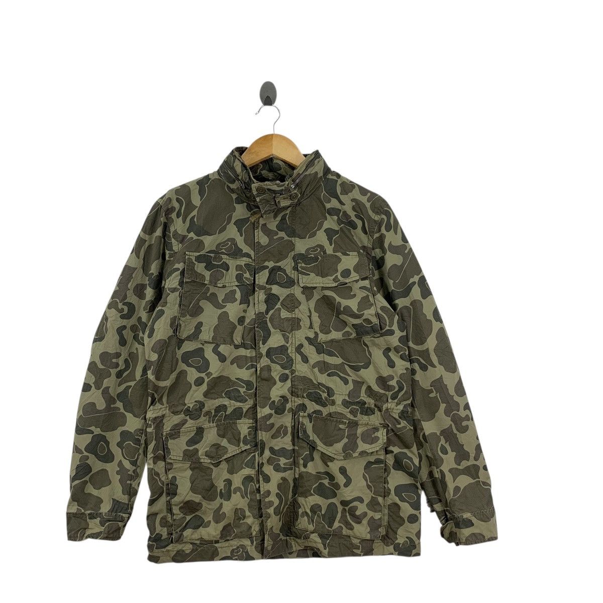 Gap Vintage GAP DUCK FROGSKIN Camouflage Outdoor Jacket Heavy Size US M / EU 48-50 / 2 - 3 Thumbnail