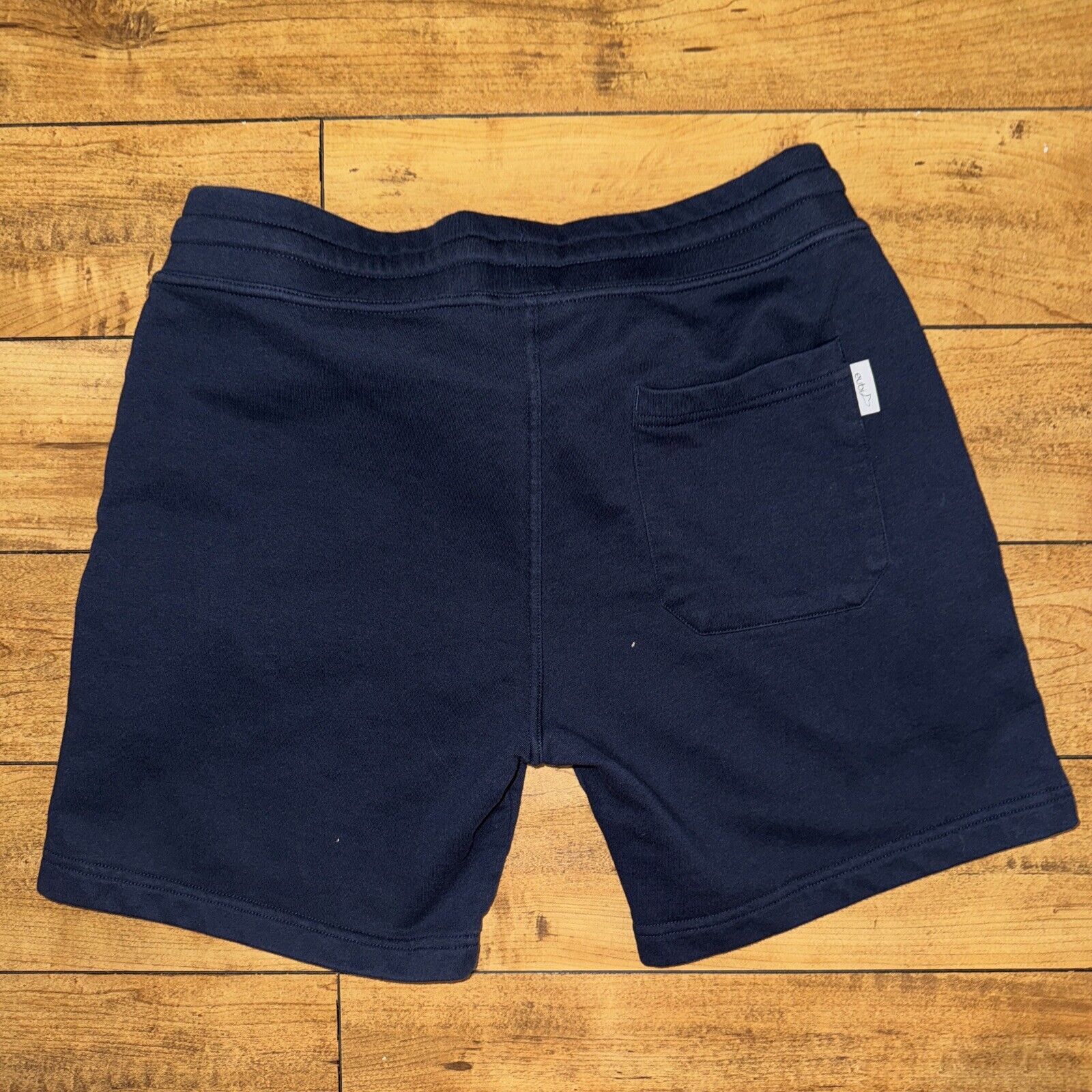 Lululemon × Nike Eubi Sweat Shorts Navy Blue Medium With Zipper Pockets Size US 30 / EU 46 - 6 Thumbnail