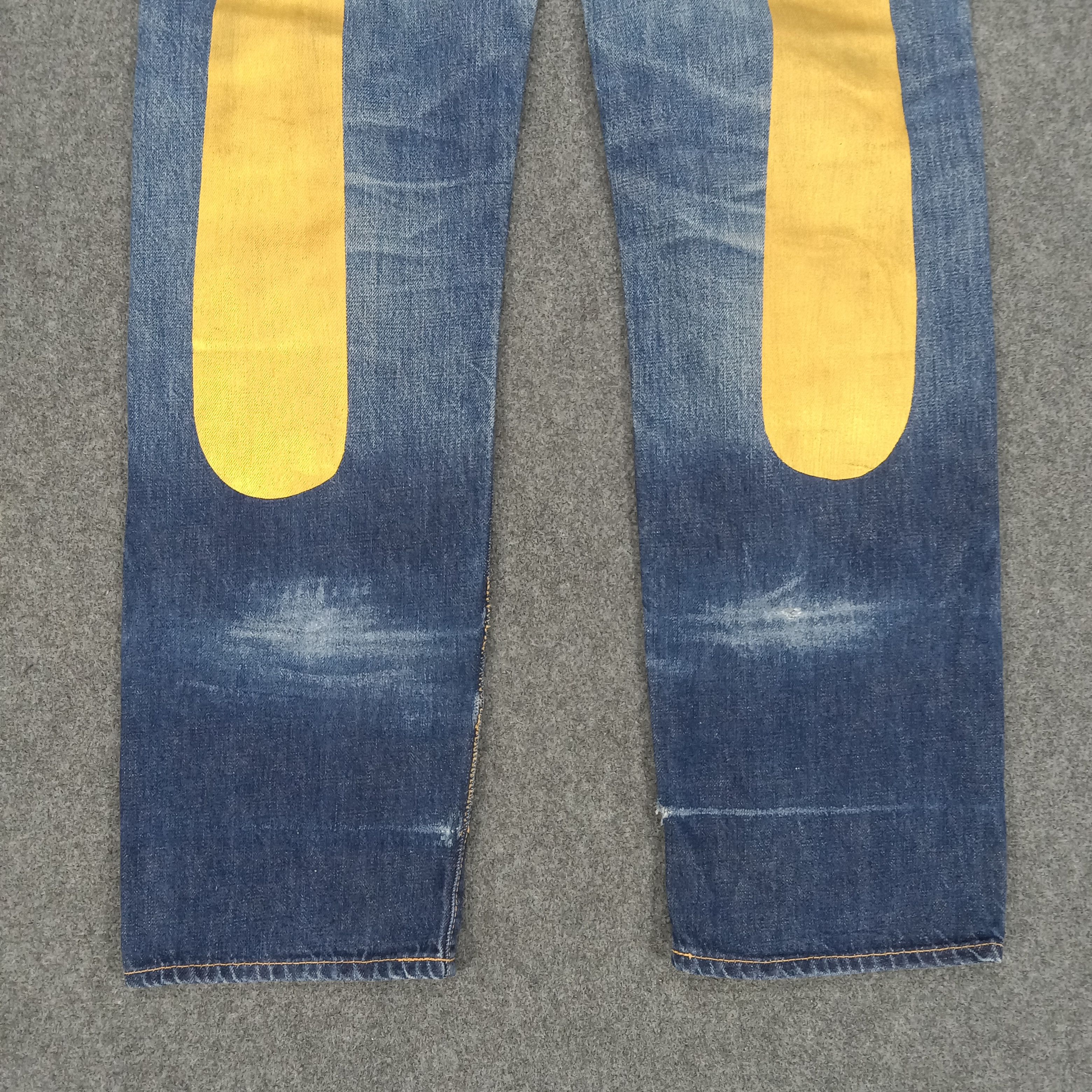Evisu × Vintage Evis Japanese Brand Daicock Custom Art Denim Jeans Size US 28 / EU 44 - 5 Thumbnail