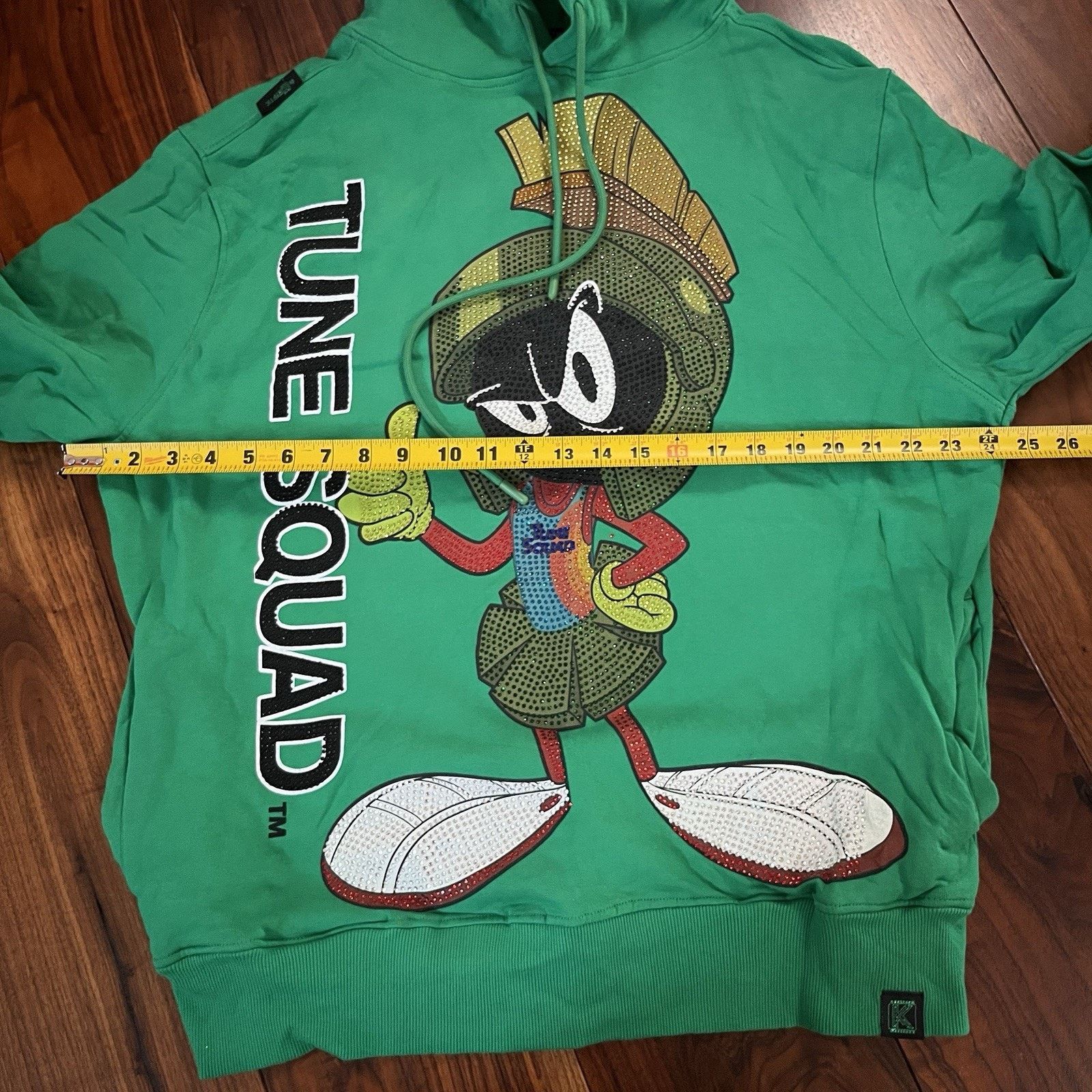 Warner Bros De Kryptic Space Jam A New Legacy Tune Squad Hoodie Green2XL Size US XXL / EU 58 / 5 - 9 Thumbnail