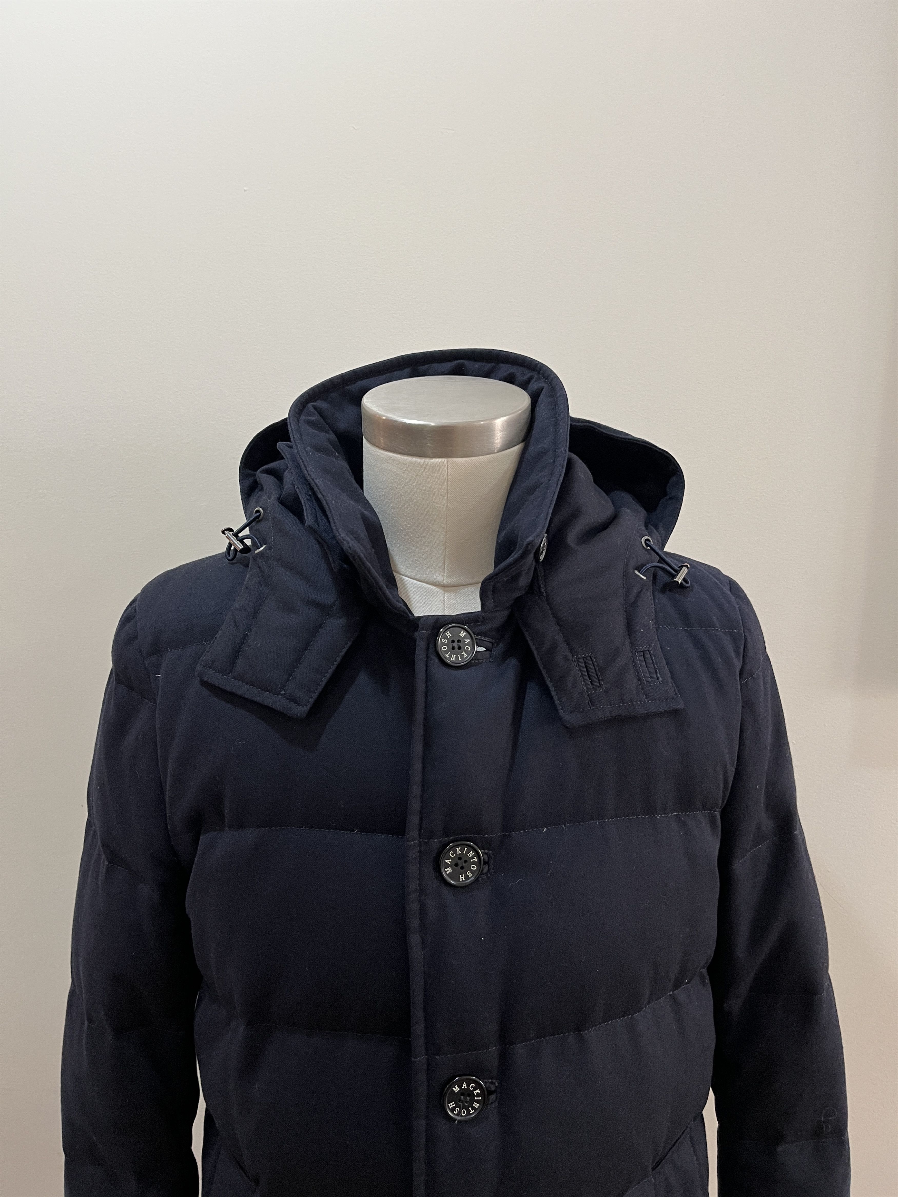 Mackintosh Mackintosh Men's Auchavan Navy Storm System Wool Down Jacket Size US M / EU 48-50 / 2 - 4 Thumbnail