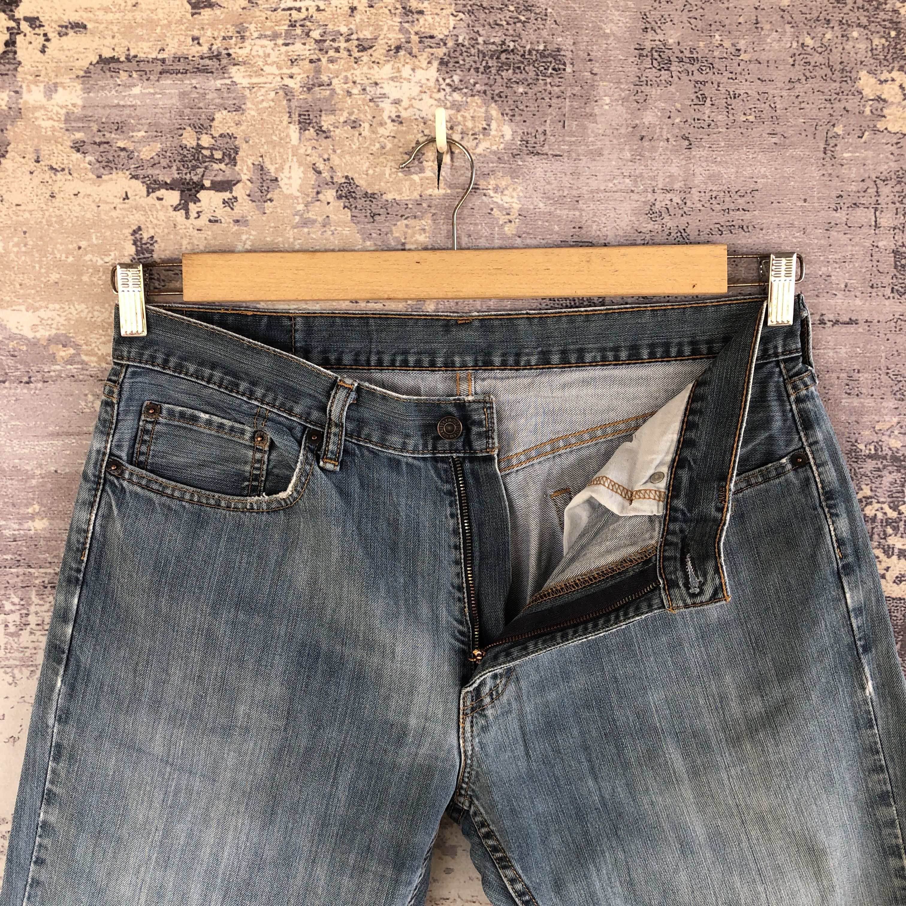 Levi's Vintage Distressed Levis 559 Jeans Levi's Faded Wash Denim Size US 34 / EU 50 - 6 Thumbnail