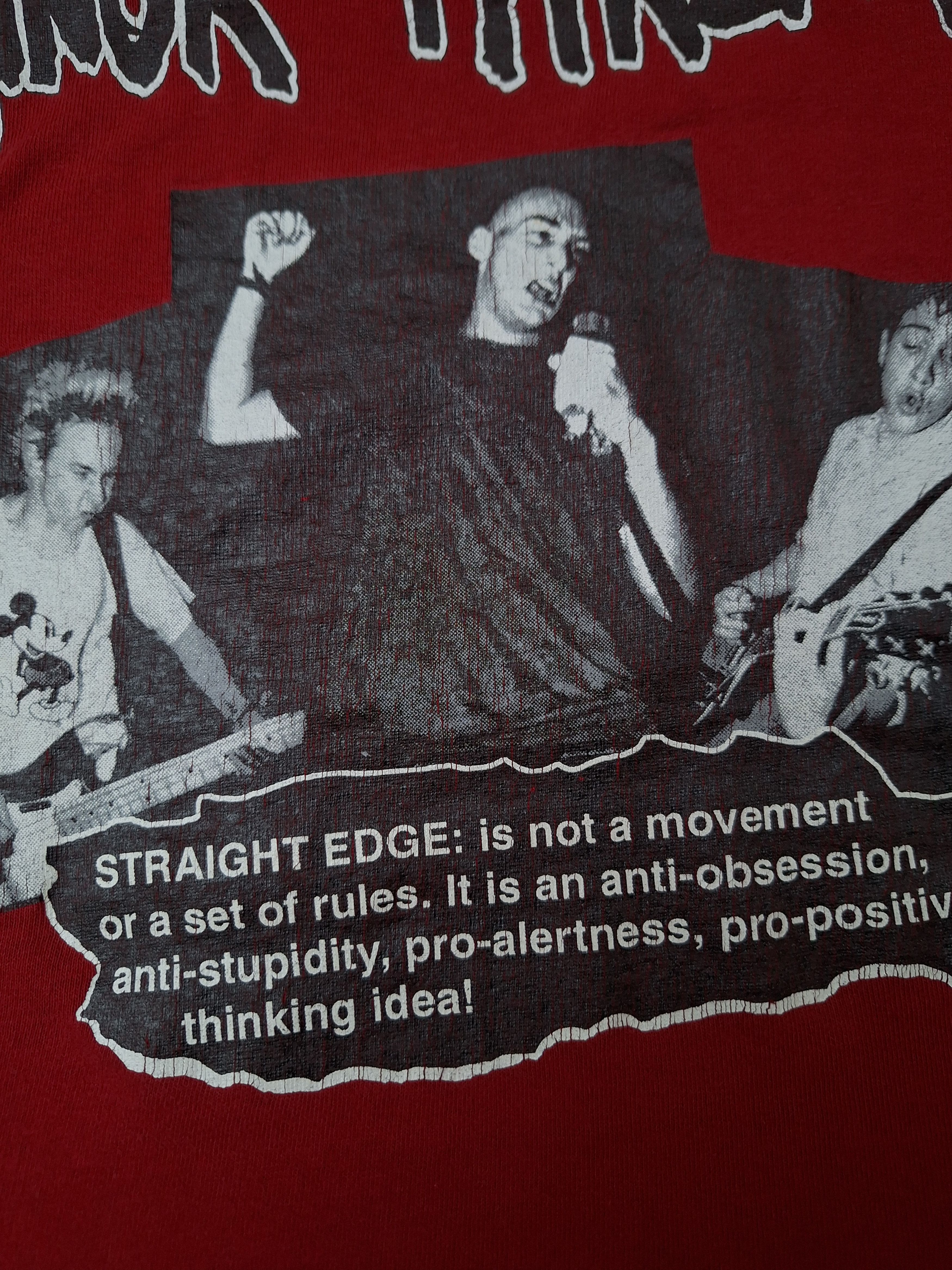 Band Tees Vintage minor threat 90s straight edge album punk oasis Size US L / EU 52-54 / 3 - 3 Thumbnail