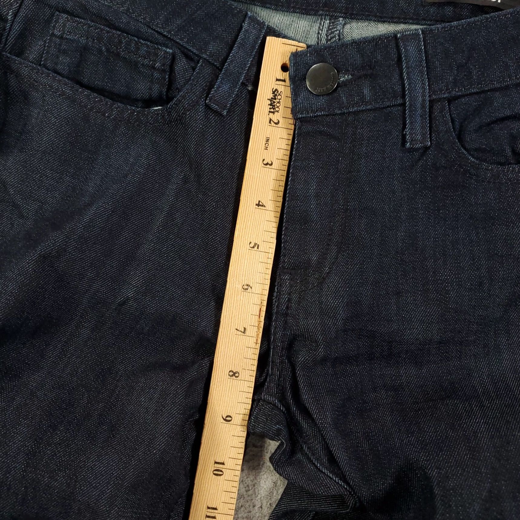 Vintage William Rast Jeans Womens Skinny Denim 27 Dark Blue NWT Stretch Pocket Zipper 5-Pocket Regular Inseam 34 Size 30" / US 8 / IT 44 - 4 Thumbnail