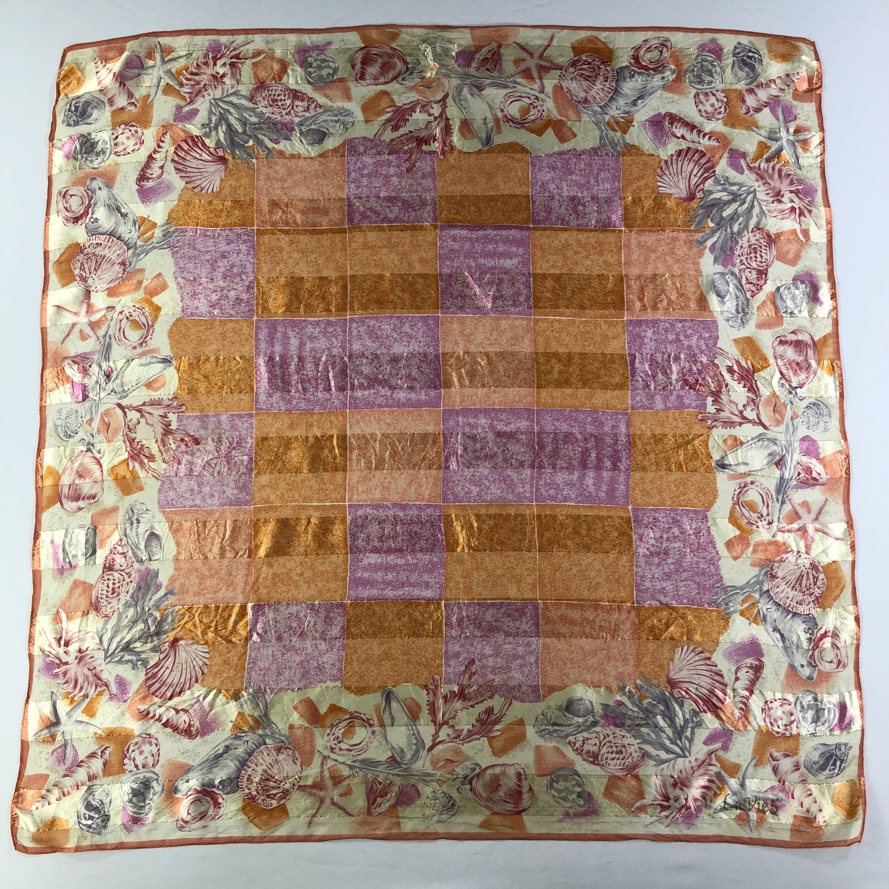Vintage Vintage Silk Scarf Size ONE SIZE - 2 Thumbnail