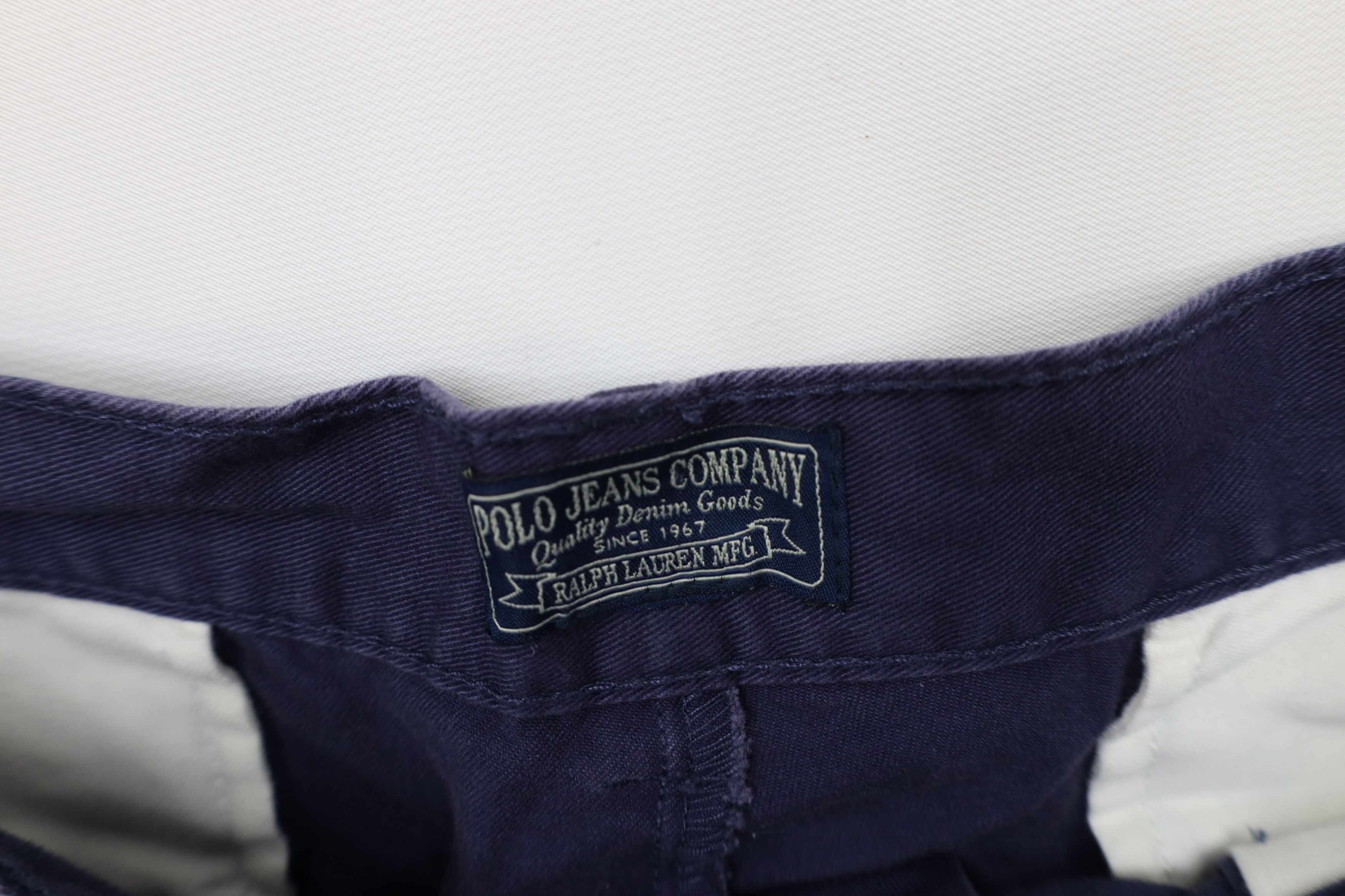 Ralph Lauren × Vintage Vintage 90s Ralph Lauren Pleated Above Knee Chino Shorts Size US 36 / EU 52 - 8 Thumbnail