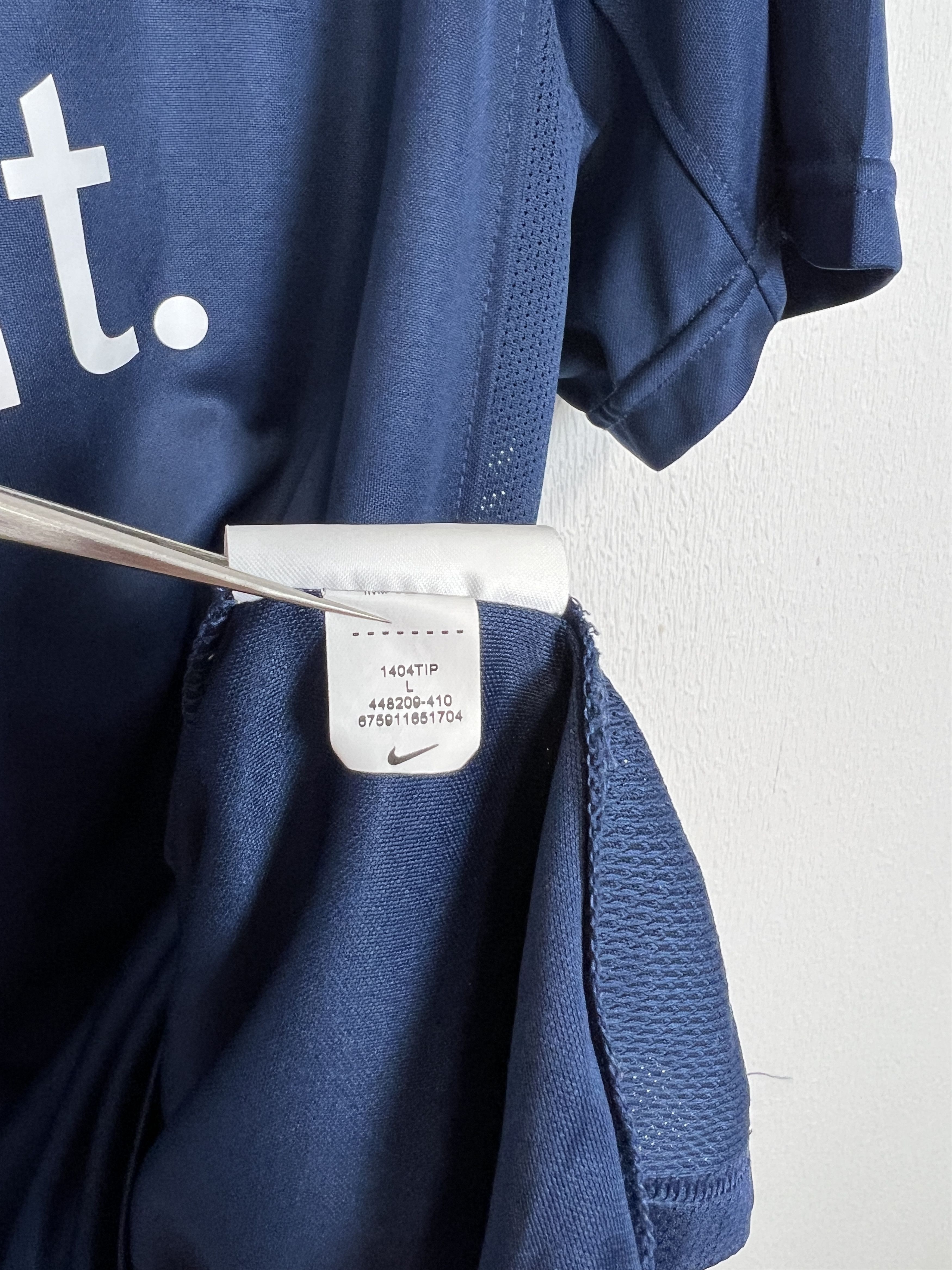 Nike VfL Bochum football shirt 2011 Soccer Blue Train Jersey Size US L / EU 52-54 / 3 - 13 Thumbnail