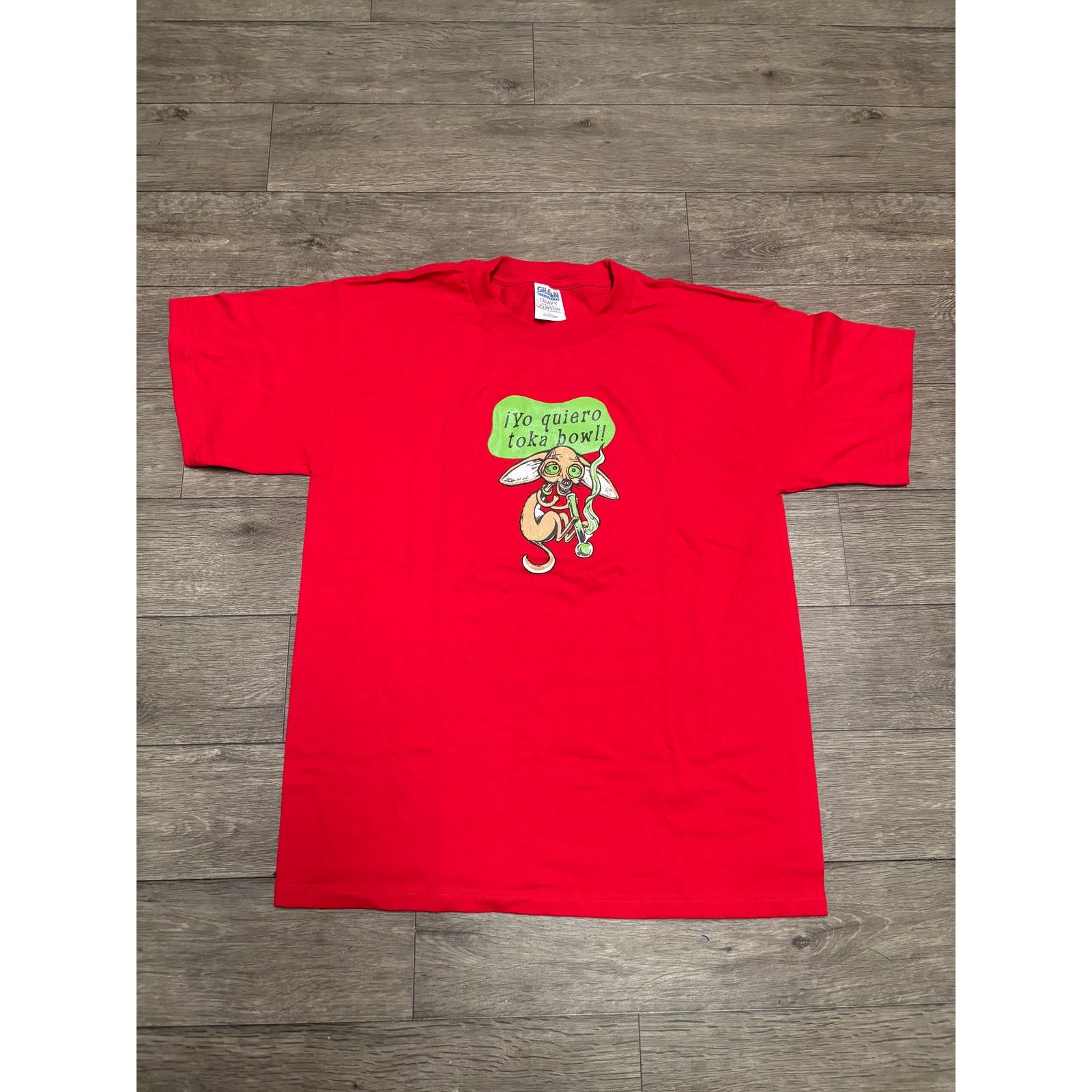 Gildan × Vintage Vintage Taco Bell Yo Quiero Chihuahua Weed Sz L Red Size US L / EU 52-54 / 3 - 1 Thumbnail