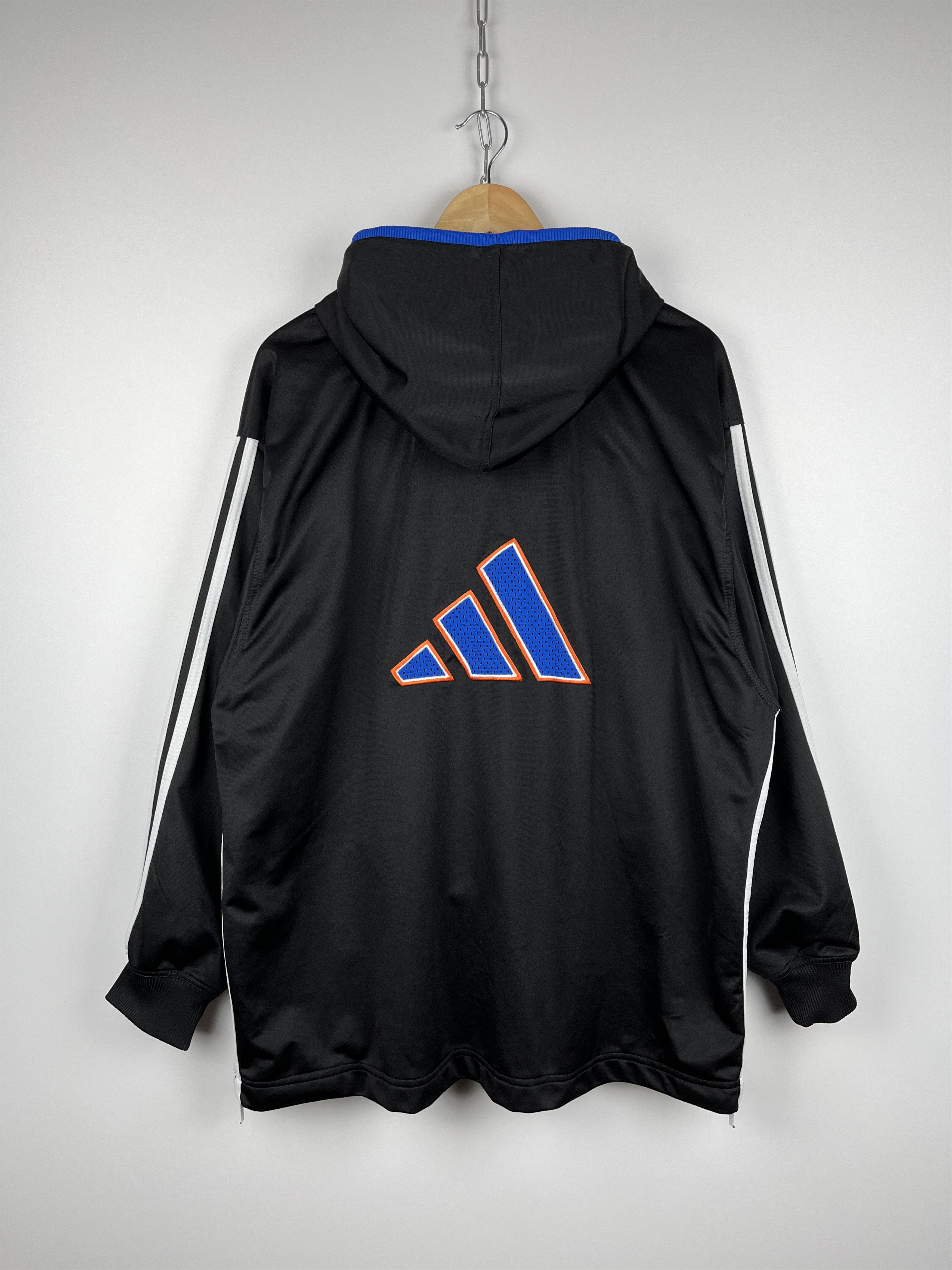 Adidas 90's Adidas Big Logo Back Vintage Full Zip Hoodie Size US L / EU 52-54 / 3 - 2 Thumbnail
