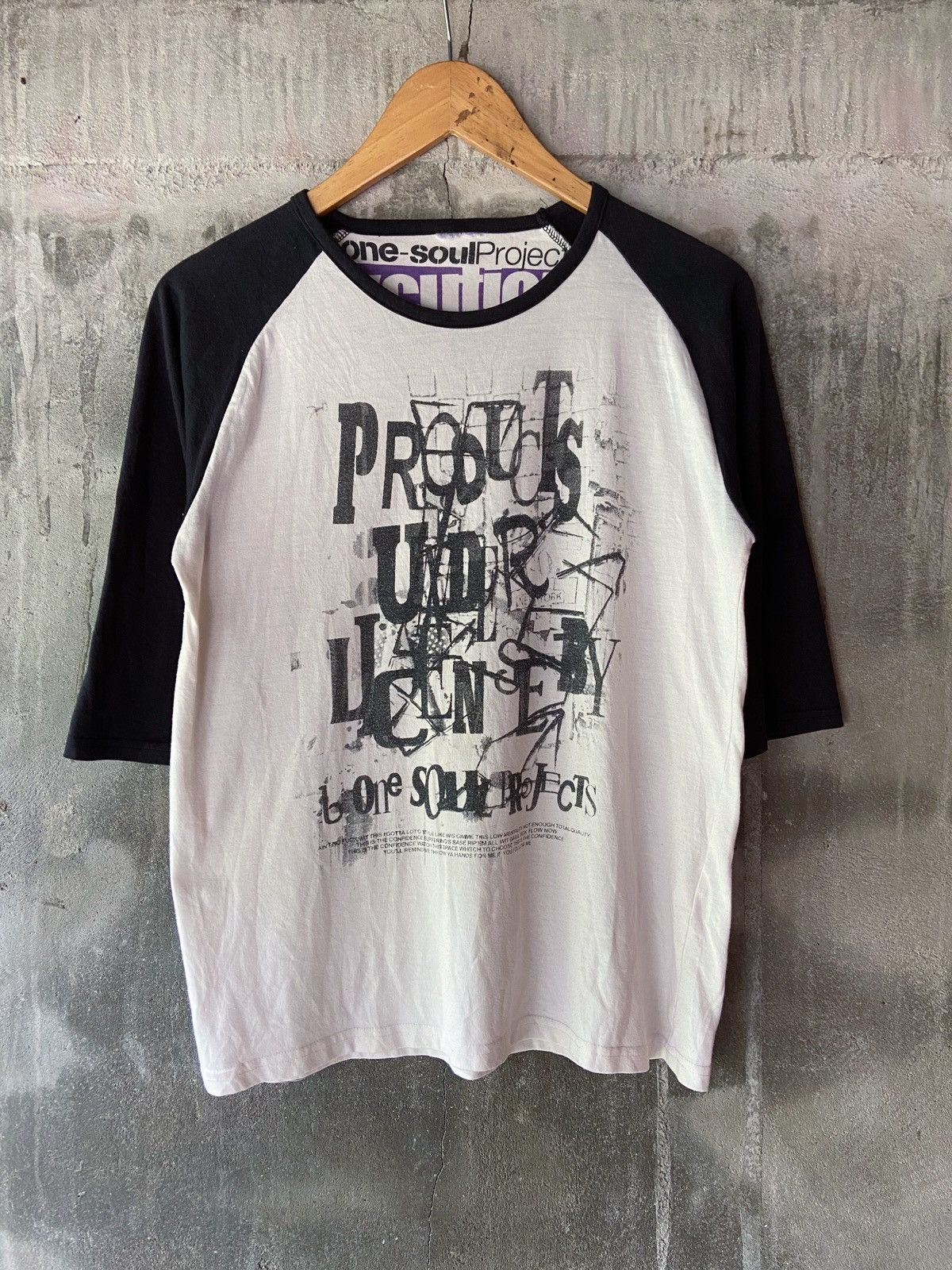 🌸PRODUCTS UNDER LICENSE BY B-ONE SOUL PROJECT RAGLAN TEE