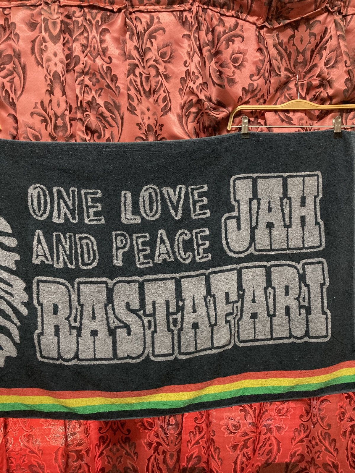 Japanese Brand Jah Rastafari one love raggae towel Size ONE SIZE - 3 Thumbnail