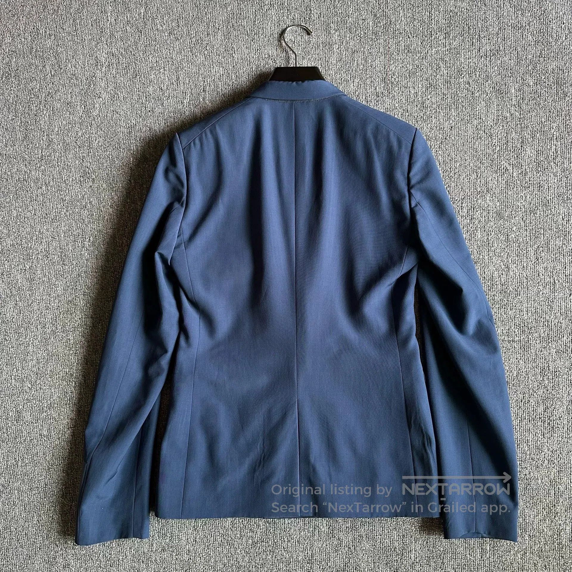 Dior Dior Elegant Blue Wool Suit Jacket. Size US L / EU 52-54 / 3 - 4 Thumbnail